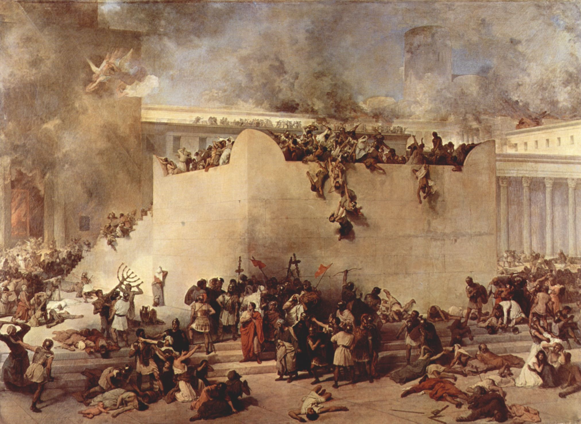 Francesco Hayez: Die Zerstrung des Tempels von Jerusalem