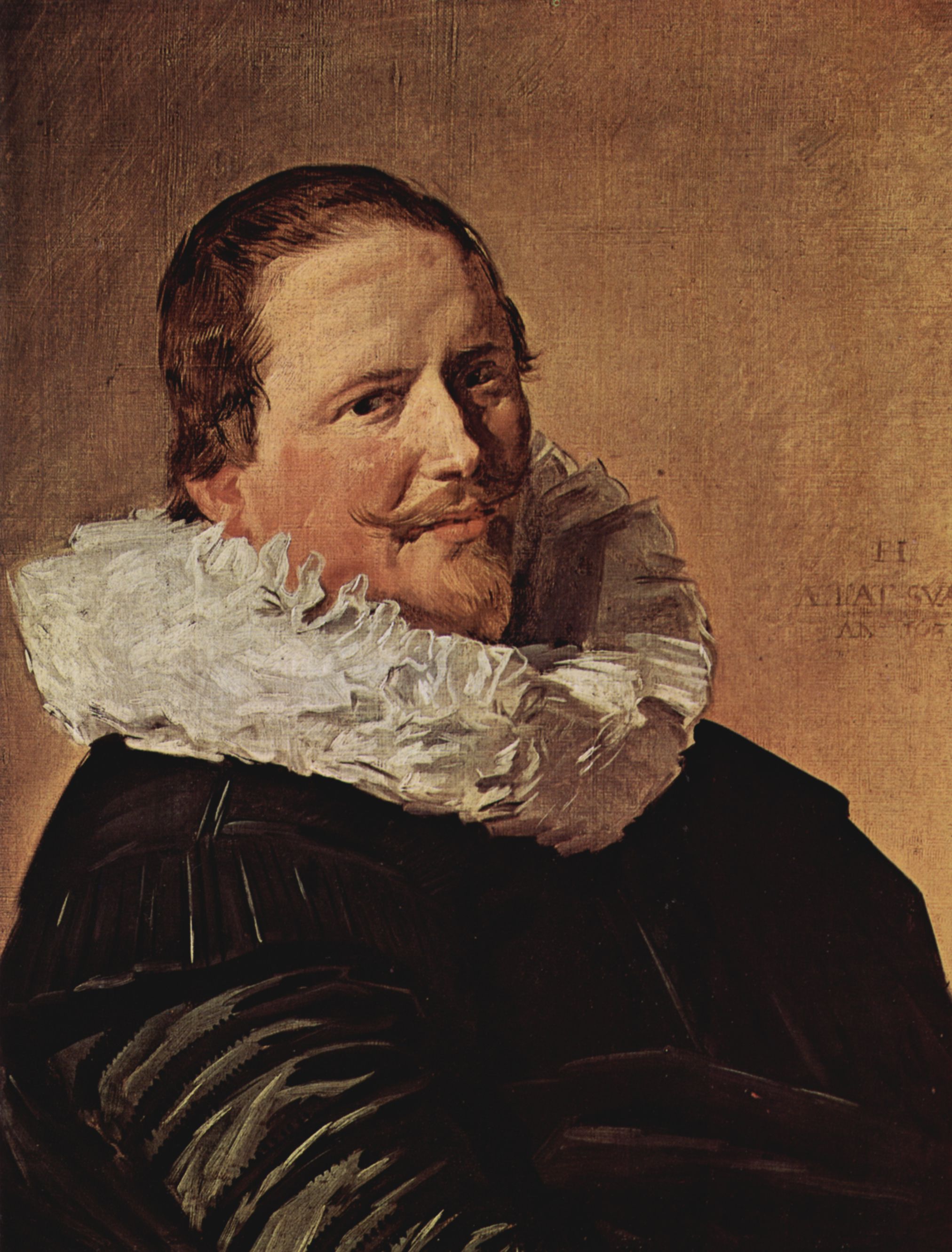 Frans Hals: Portrt eines etwa dreiigjhrigen Mannes mit plissiertem Kragen