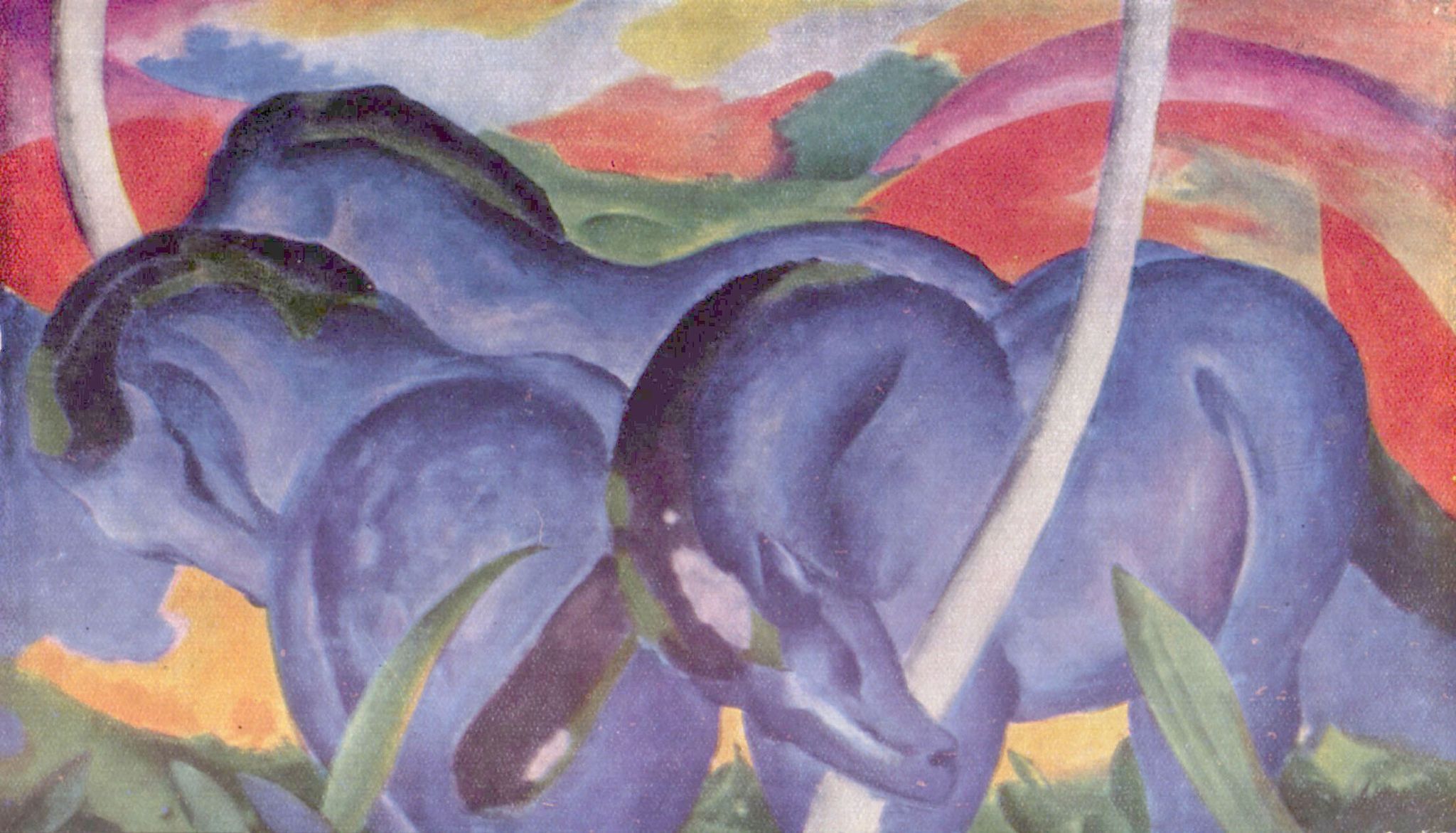 Franz Marc: Die groen blauen Pferde