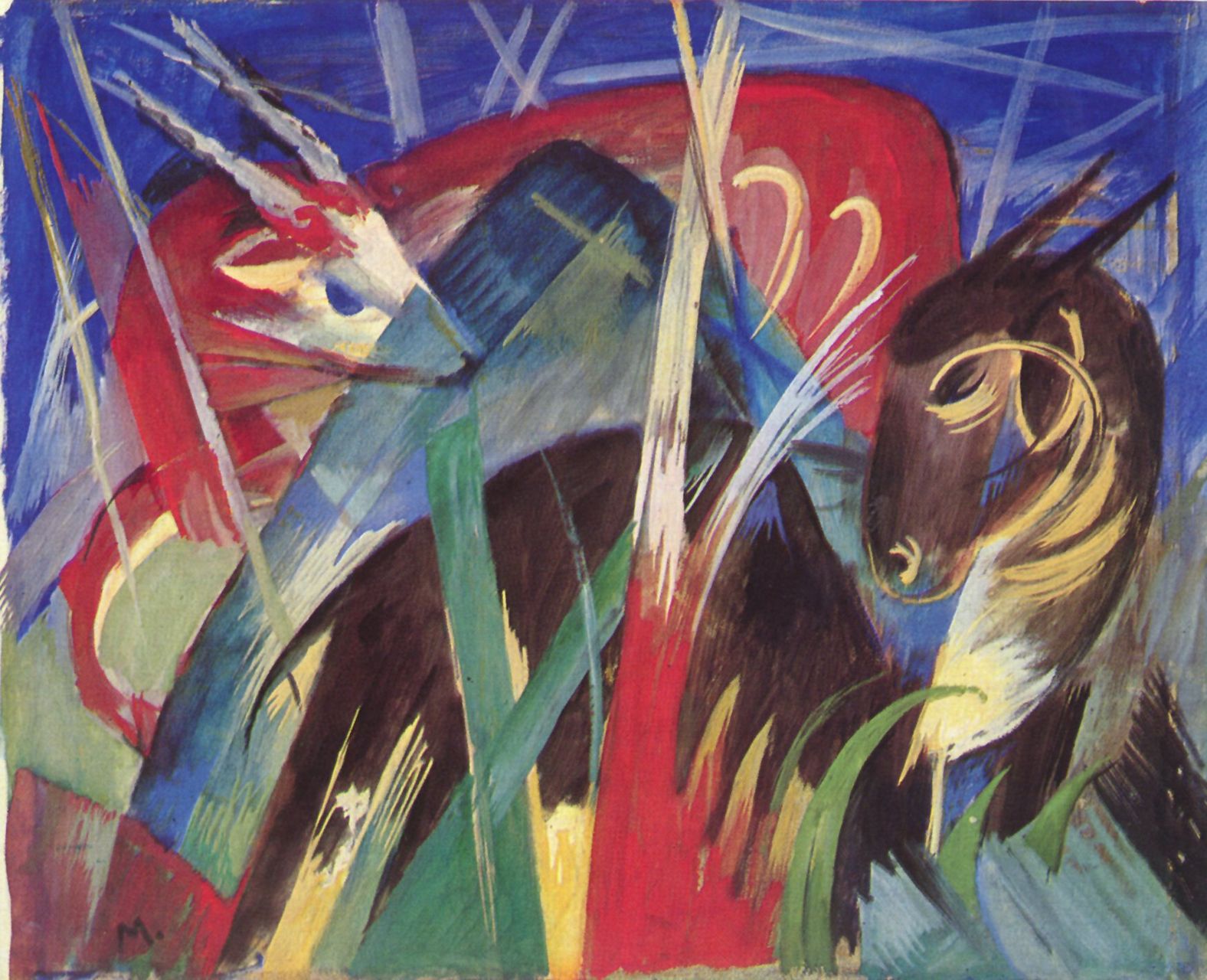 Franz Marc: Fabeltiere I