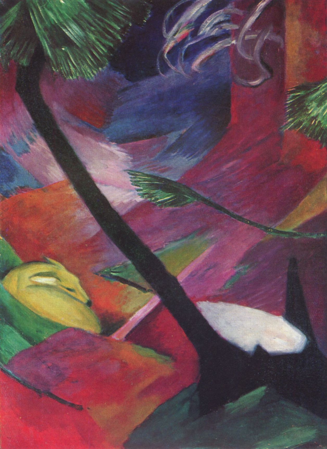 Franz Marc: Reh im Walde II