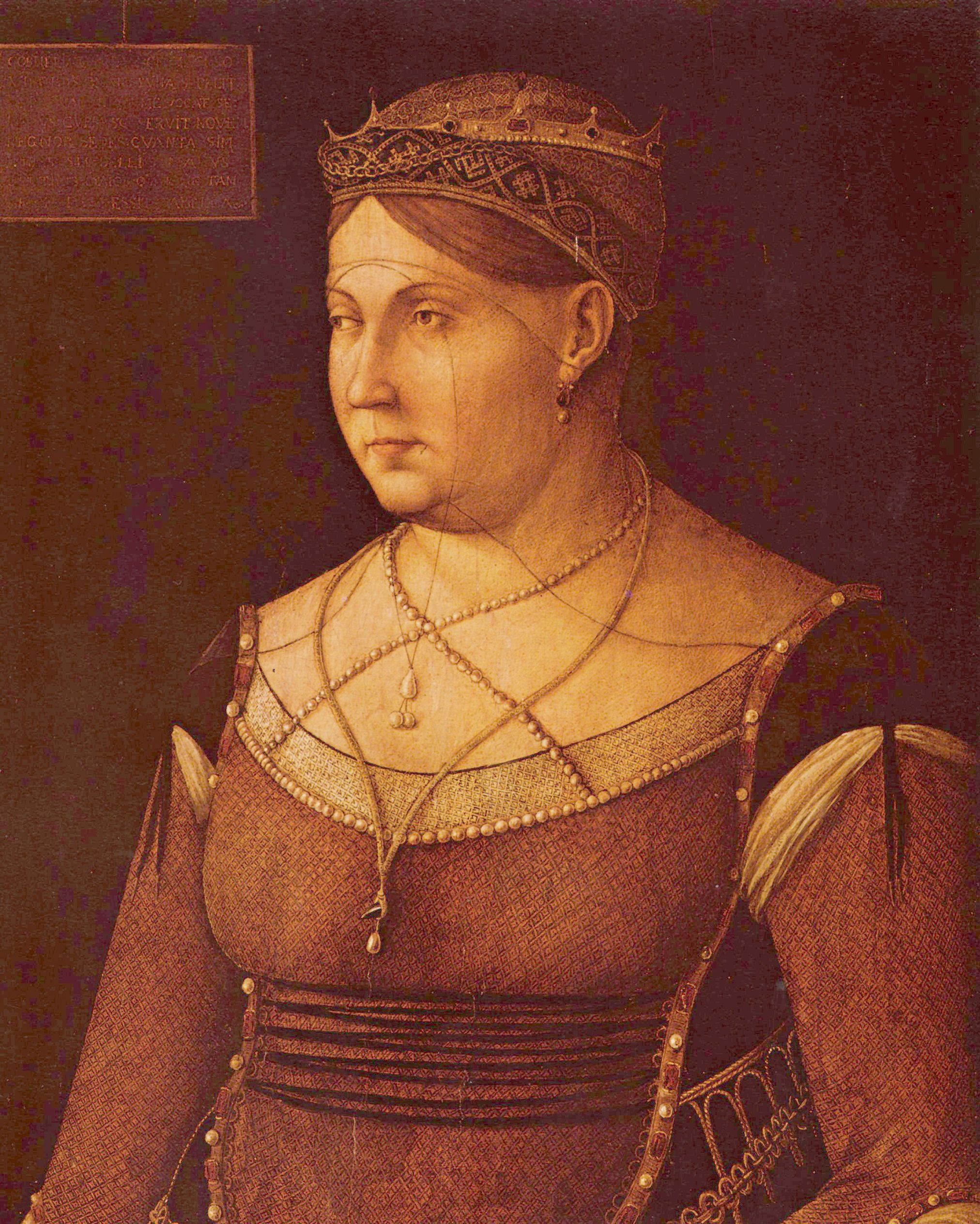 Gentile Bellini: Portrt der Caterina Cornaro, Knigin von Zypern