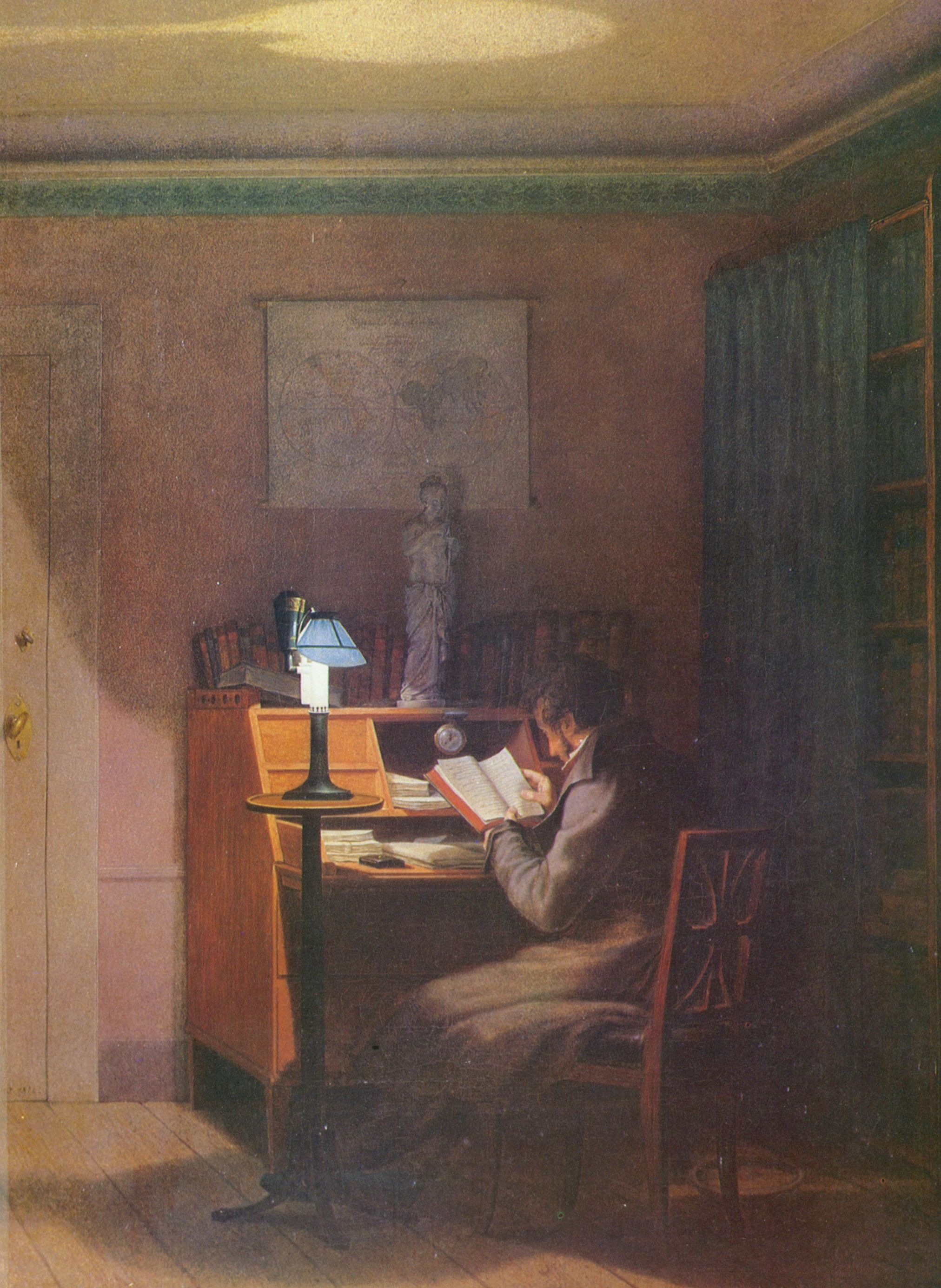 Georg Friedrich Kersting: Der elegante Leser