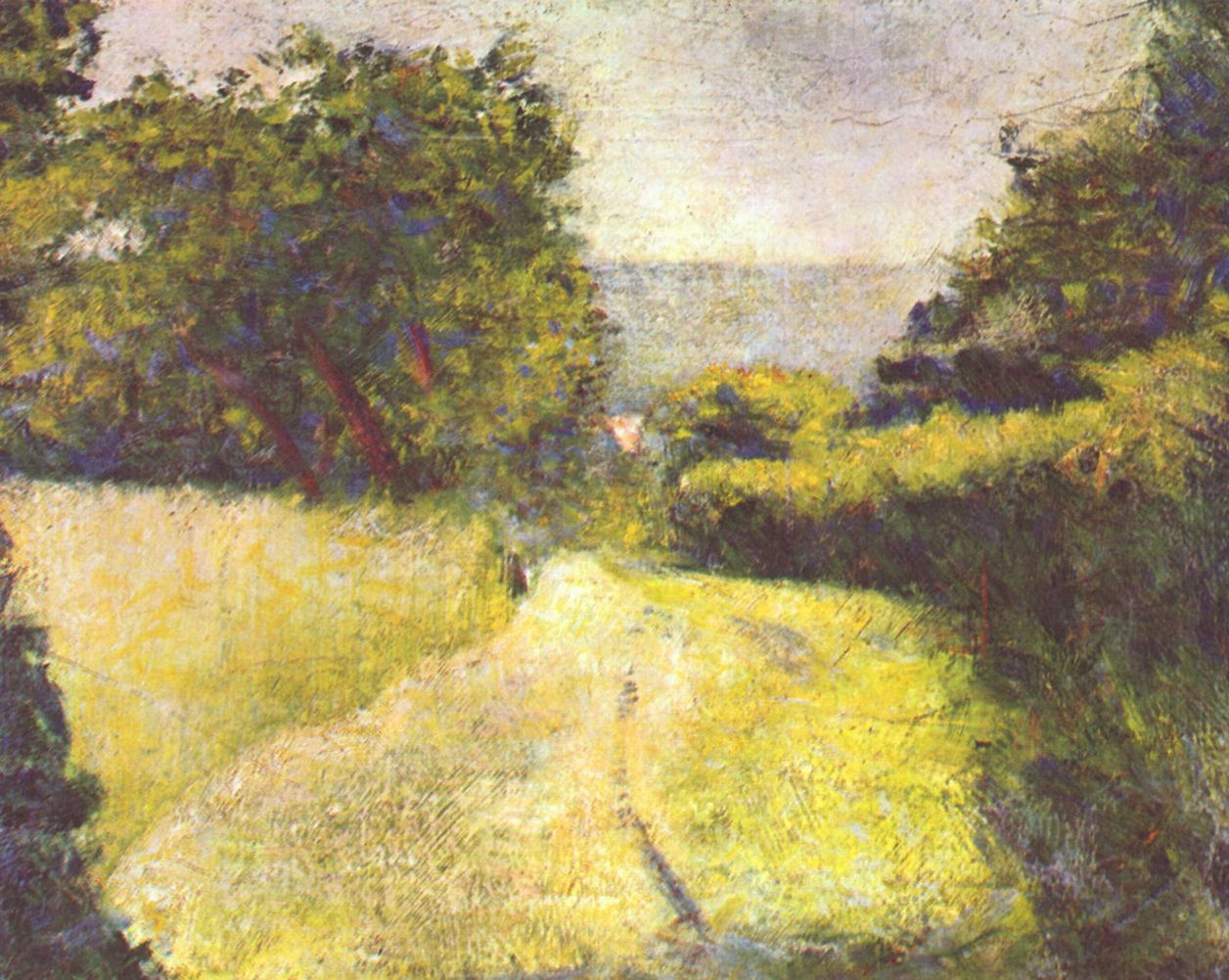 Georges Seurat: Le Chemin creux