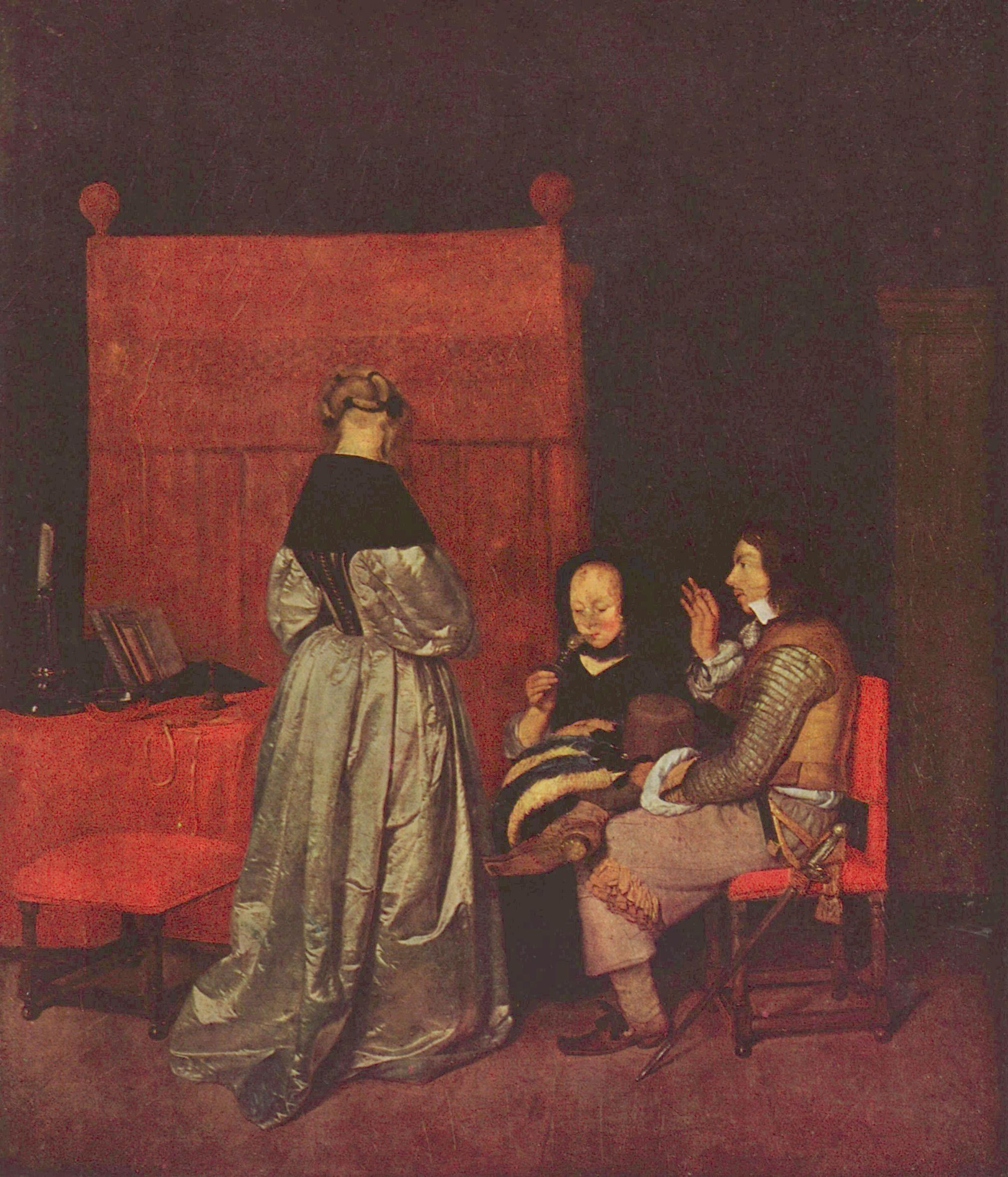 Gerard ter Borch d. J.: Vterliche Ermahnung