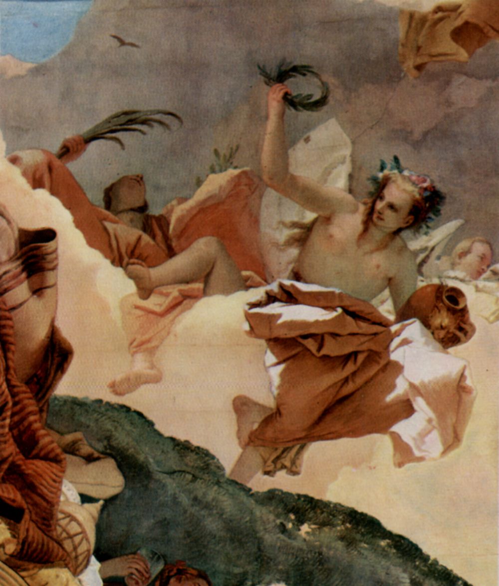 Giovanni Battista Tiepolo: Apotheose der Familie Pisani, Detail