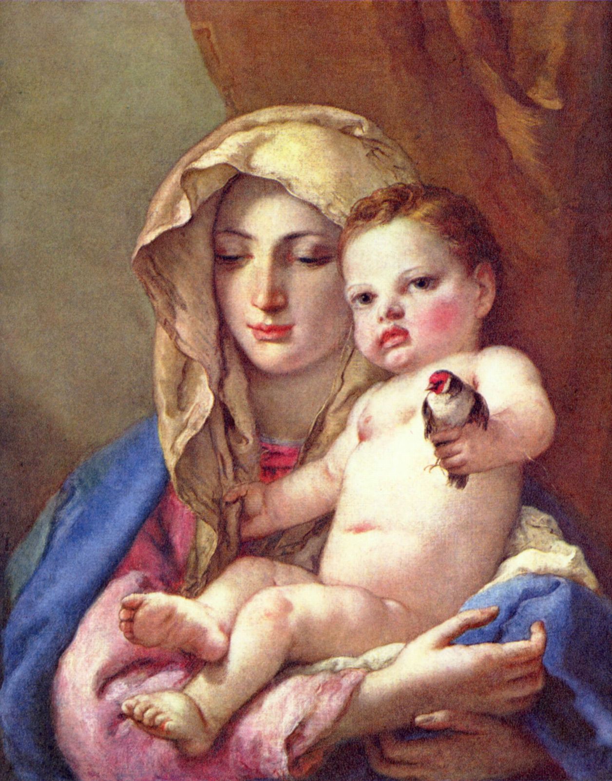 Giovanni Battista Tiepolo: Madonna mit dem Stieglitz