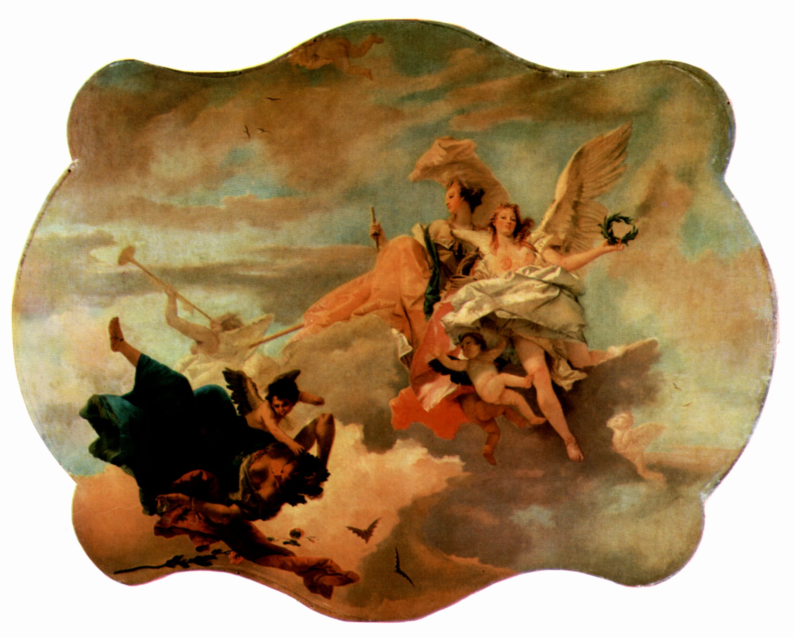 Giovanni Battista Tiepolo: Triumphzug der Fortitudo und der Sapienzia