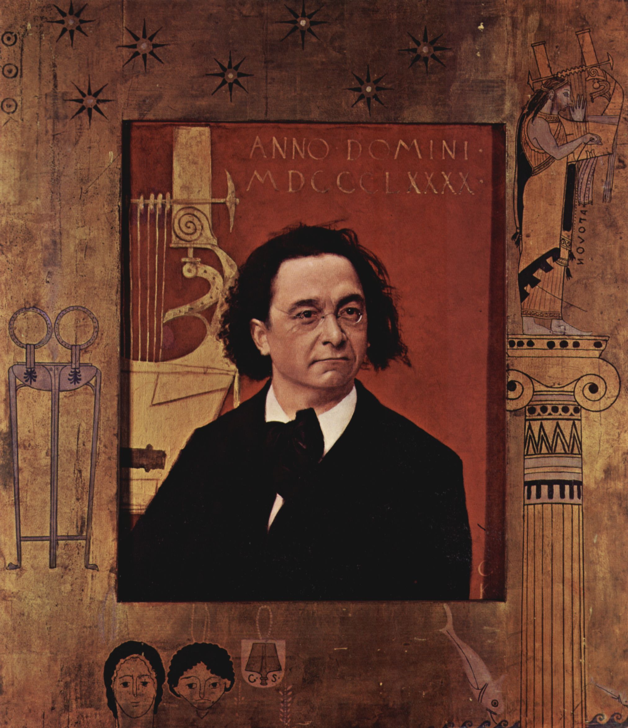 Gustav Klimt: Portrt des Pianisten Joseph Pembauer