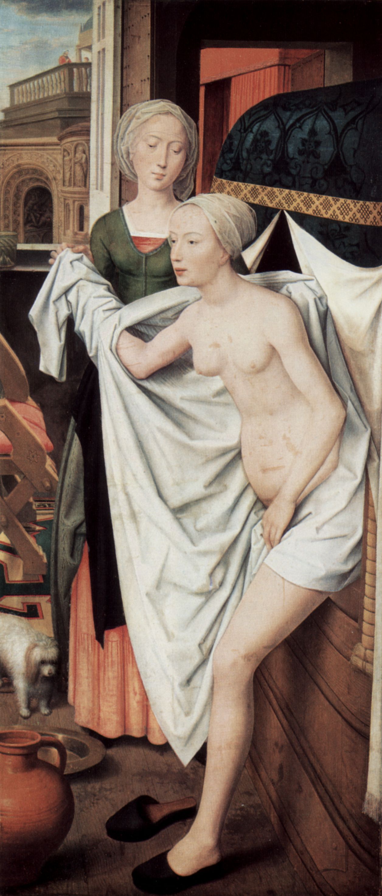 Hans Memling: Bathseba im Bade