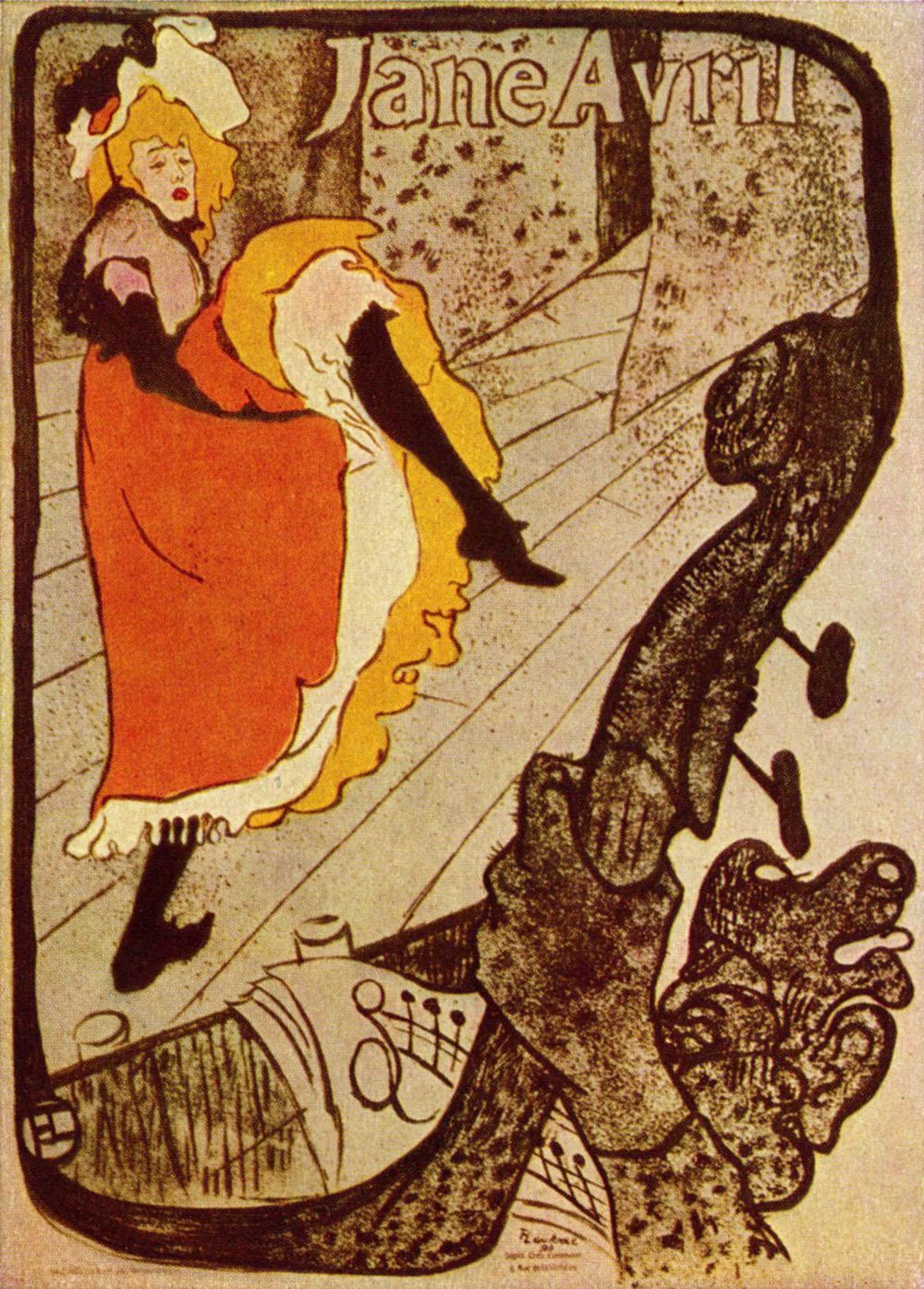 Henri de Toulouse-Lautrec: Jane Avril