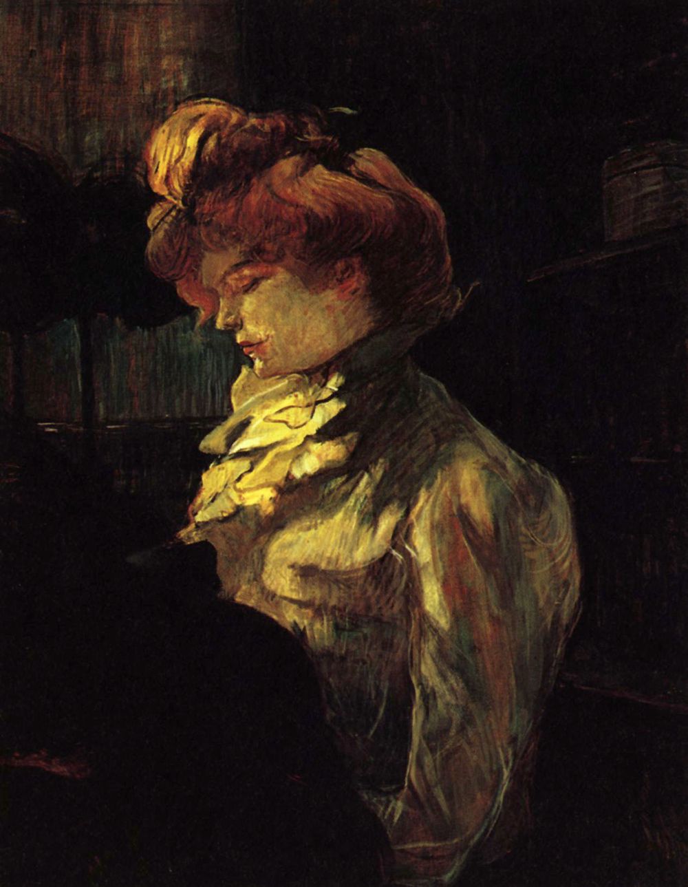 Henri de Toulouse-Lautrec: La Modiste: Mademoiselle Margouin (Die Modistin Frl. Margouin)