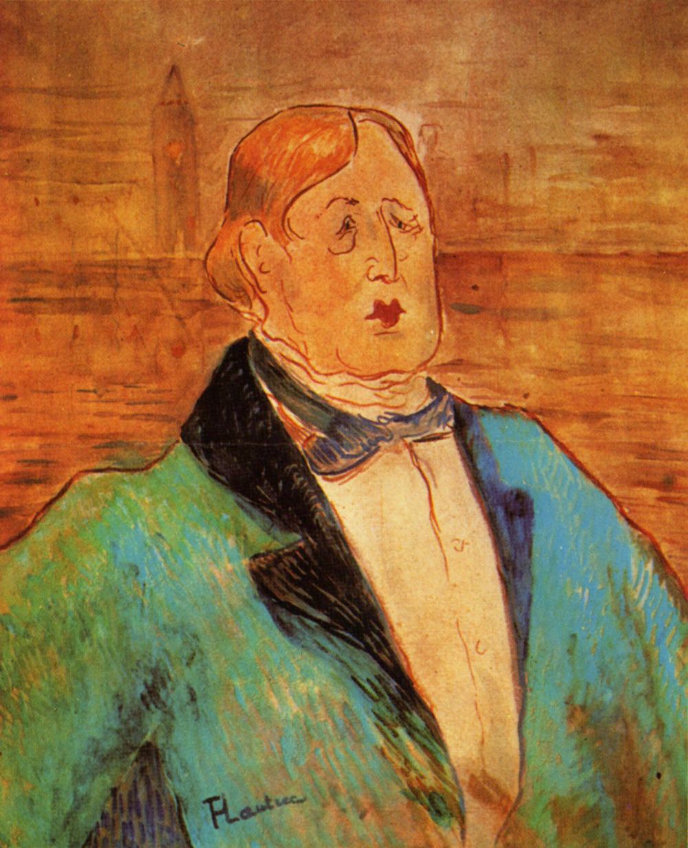 Henri de Toulouse-Lautrec: Portrt des Oscar Wilde