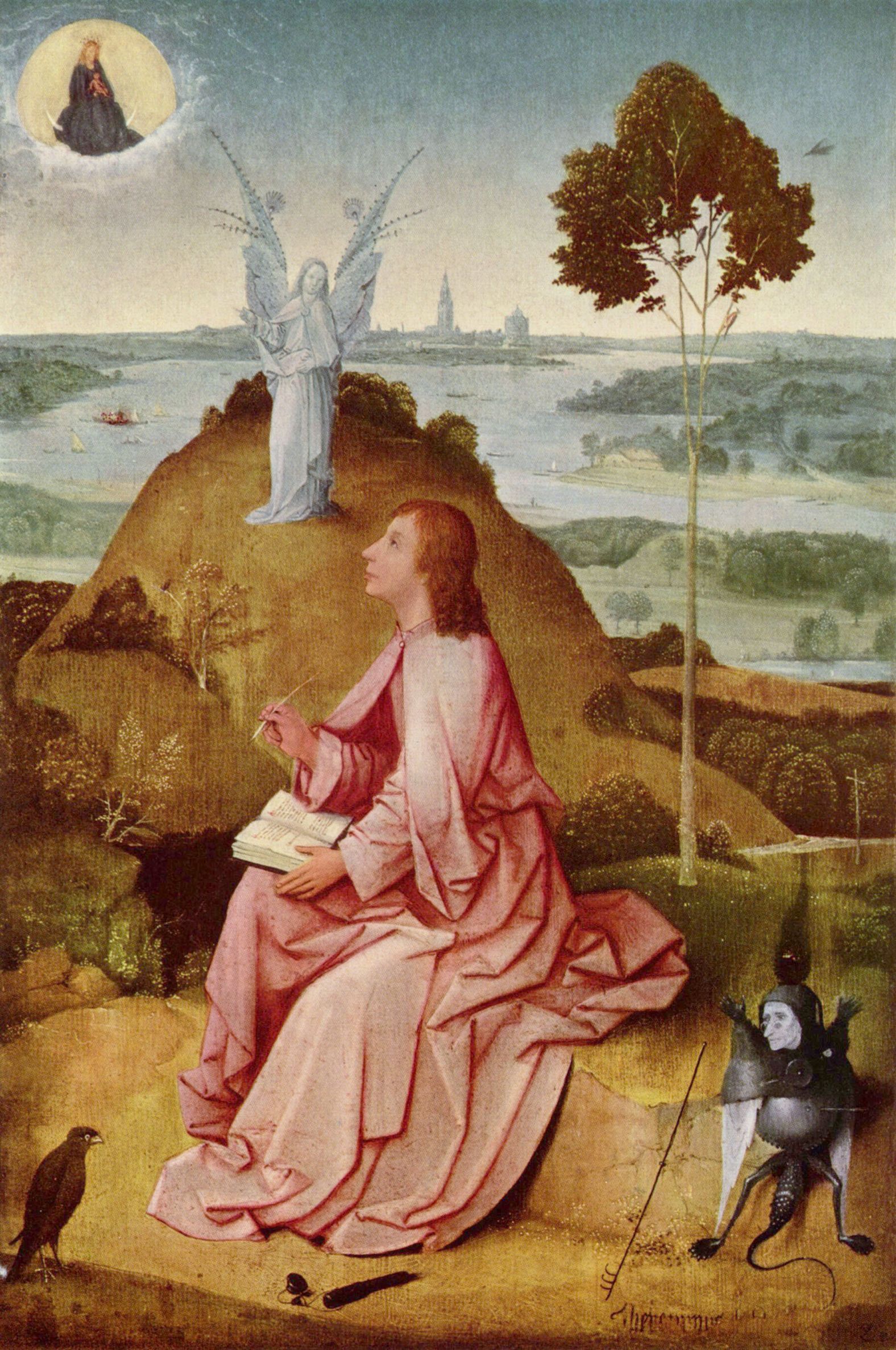 Hieronymus Bosch: Hl. Johannes der Evangelist auf Patmos