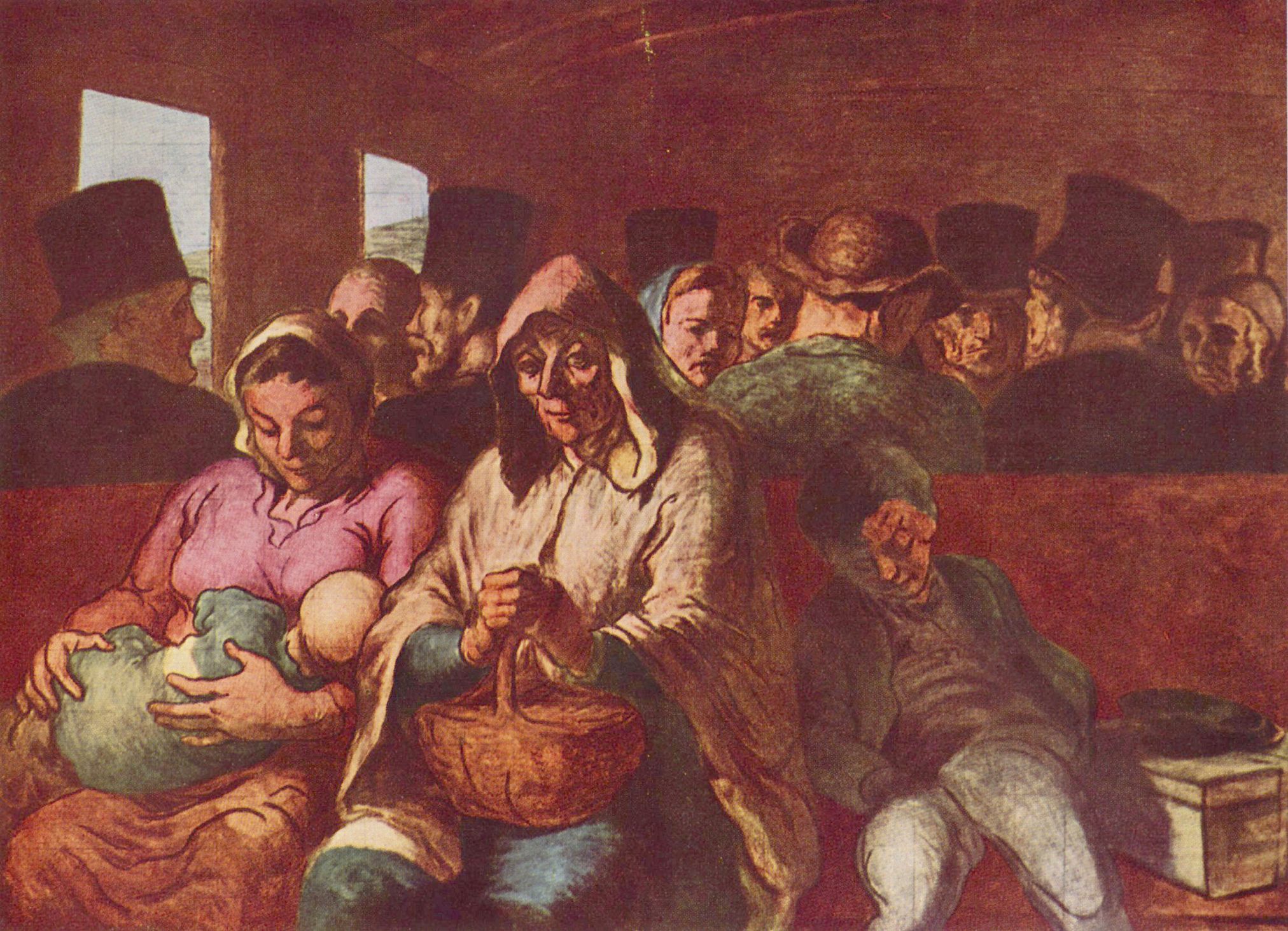 Honor Daumier: Abteil dritter Klasse