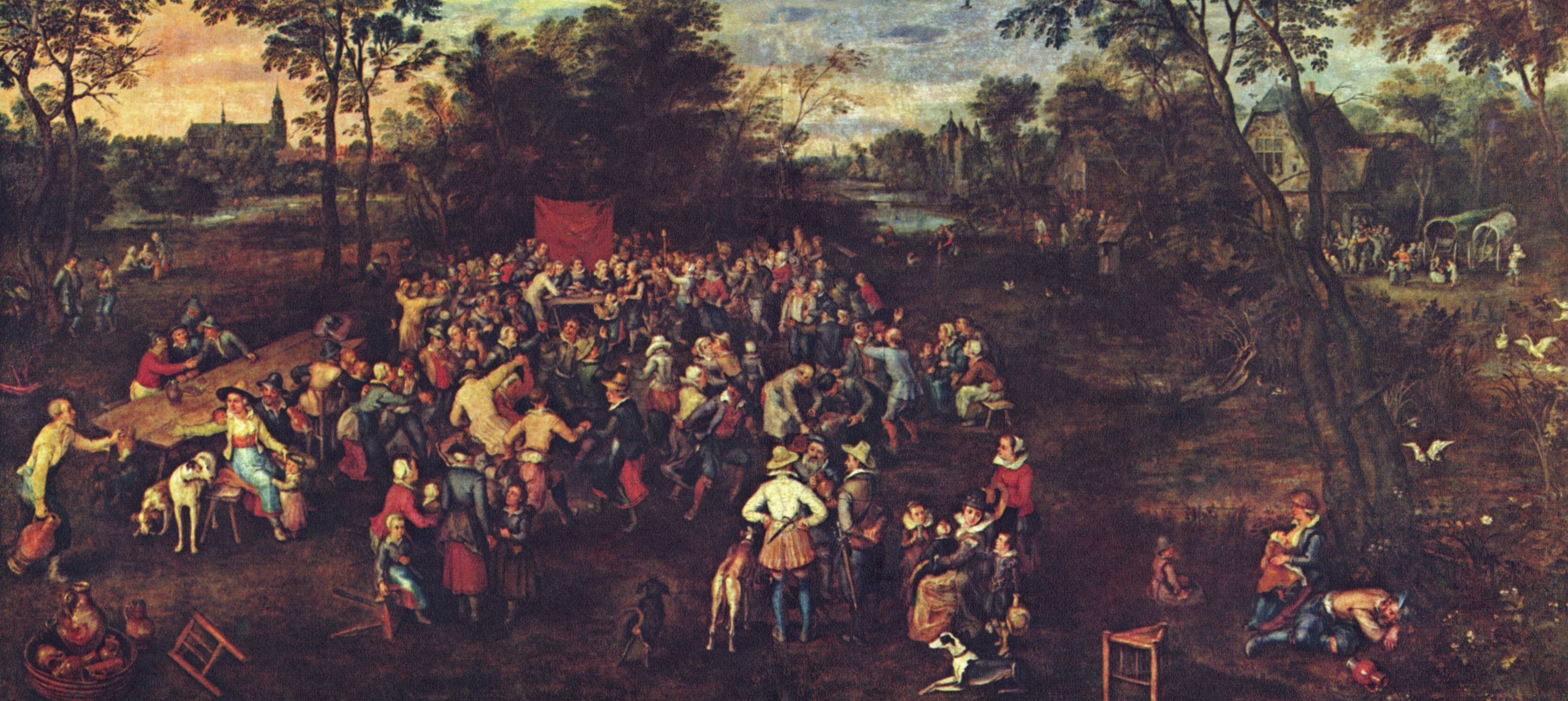 Jan Bruegel d. .: Das Hochzeitsbankett