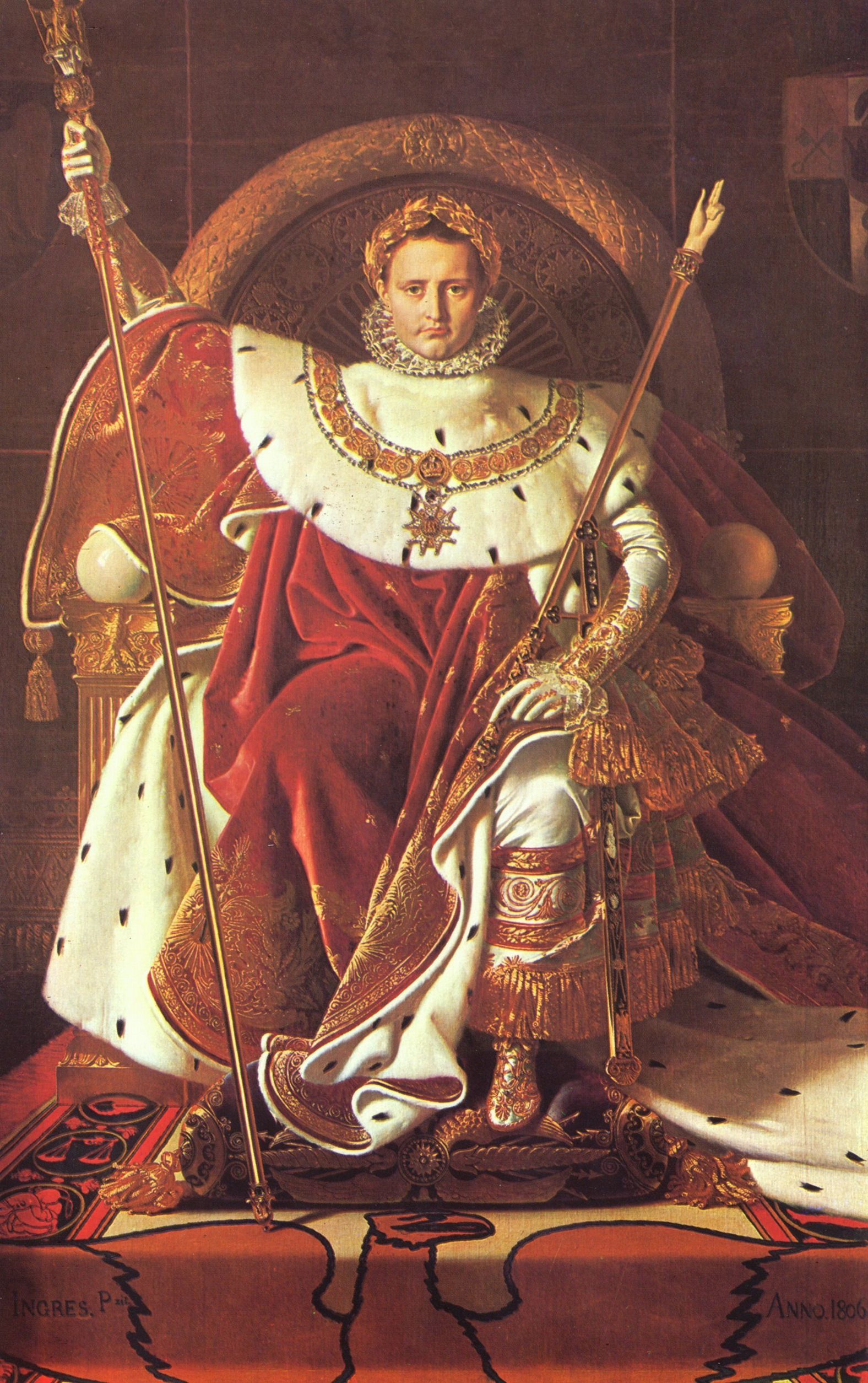 Jean Auguste Dominique Ingres: Portrt des Napoleon I.