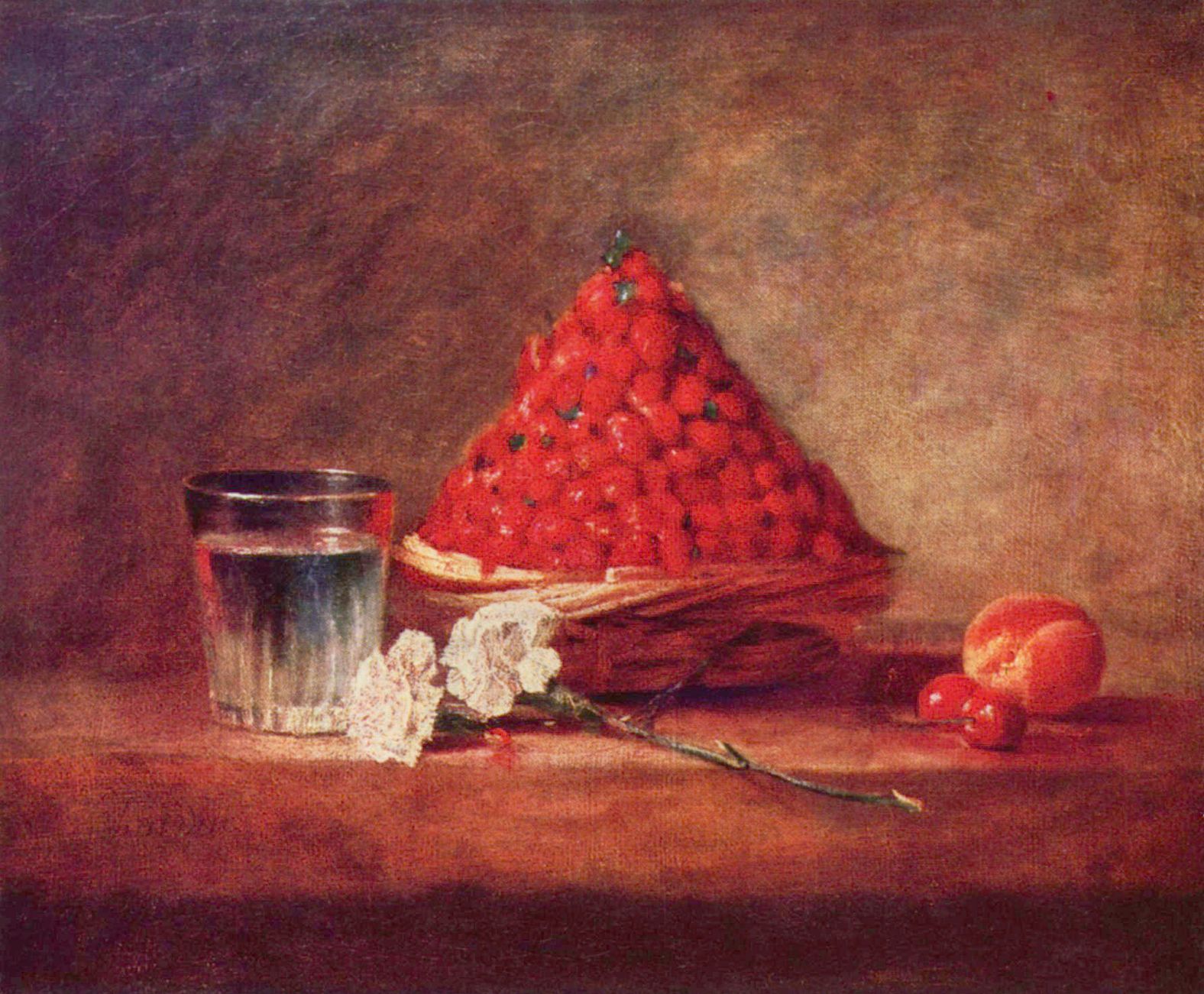 Jean-Baptiste Simon Chardin: Der Erdbeerkorb