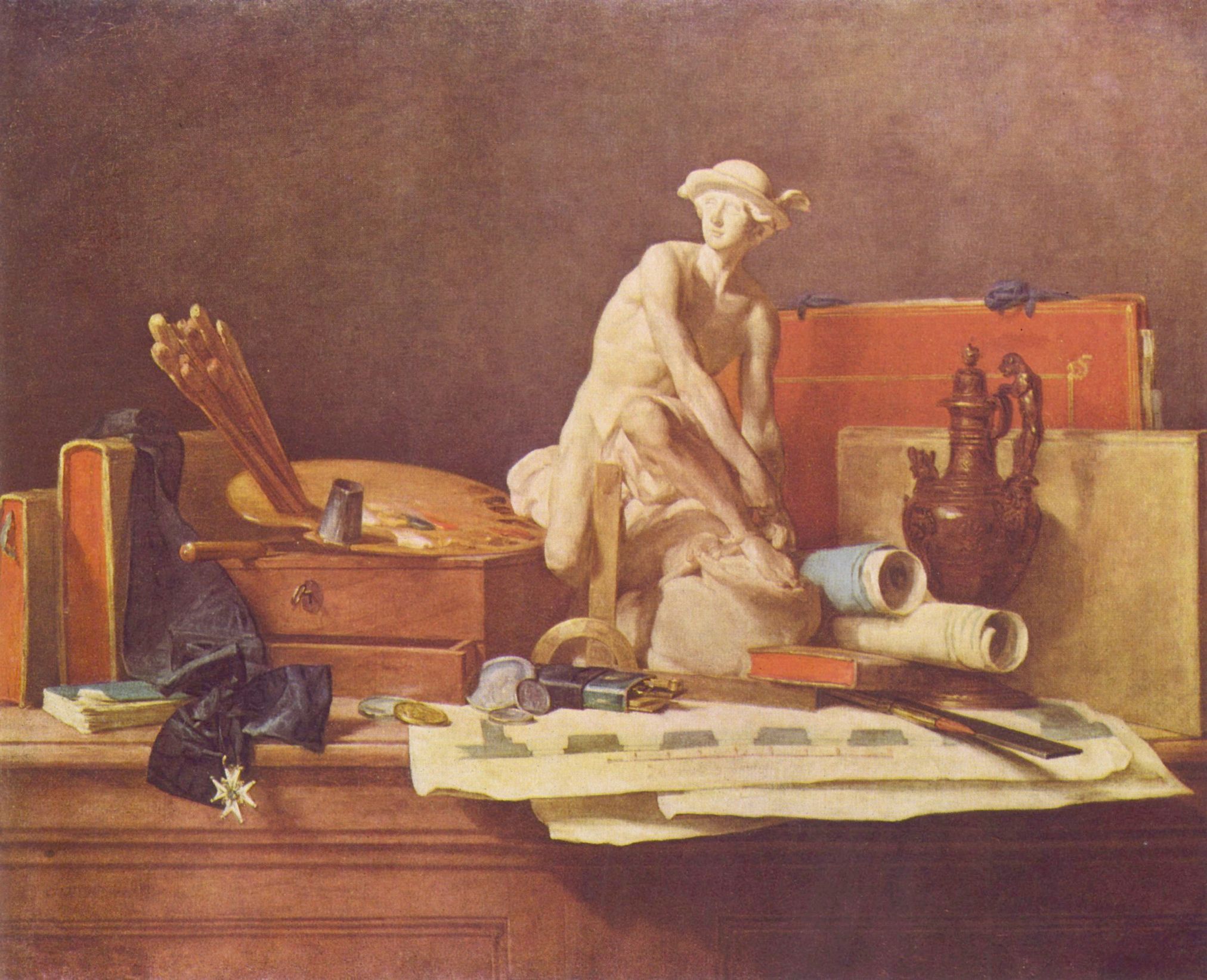 Jean-Baptiste Simon Chardin: Die Attribute der Knste und die Belohnungen, die ihnen gewhrt werden