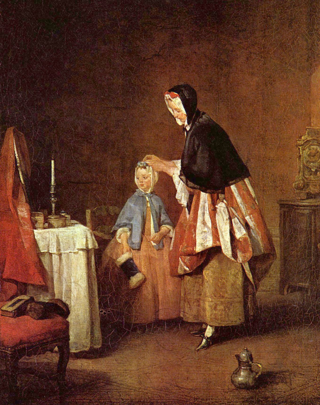 Jean-Baptiste Simon Chardin: Die Morgentoilette