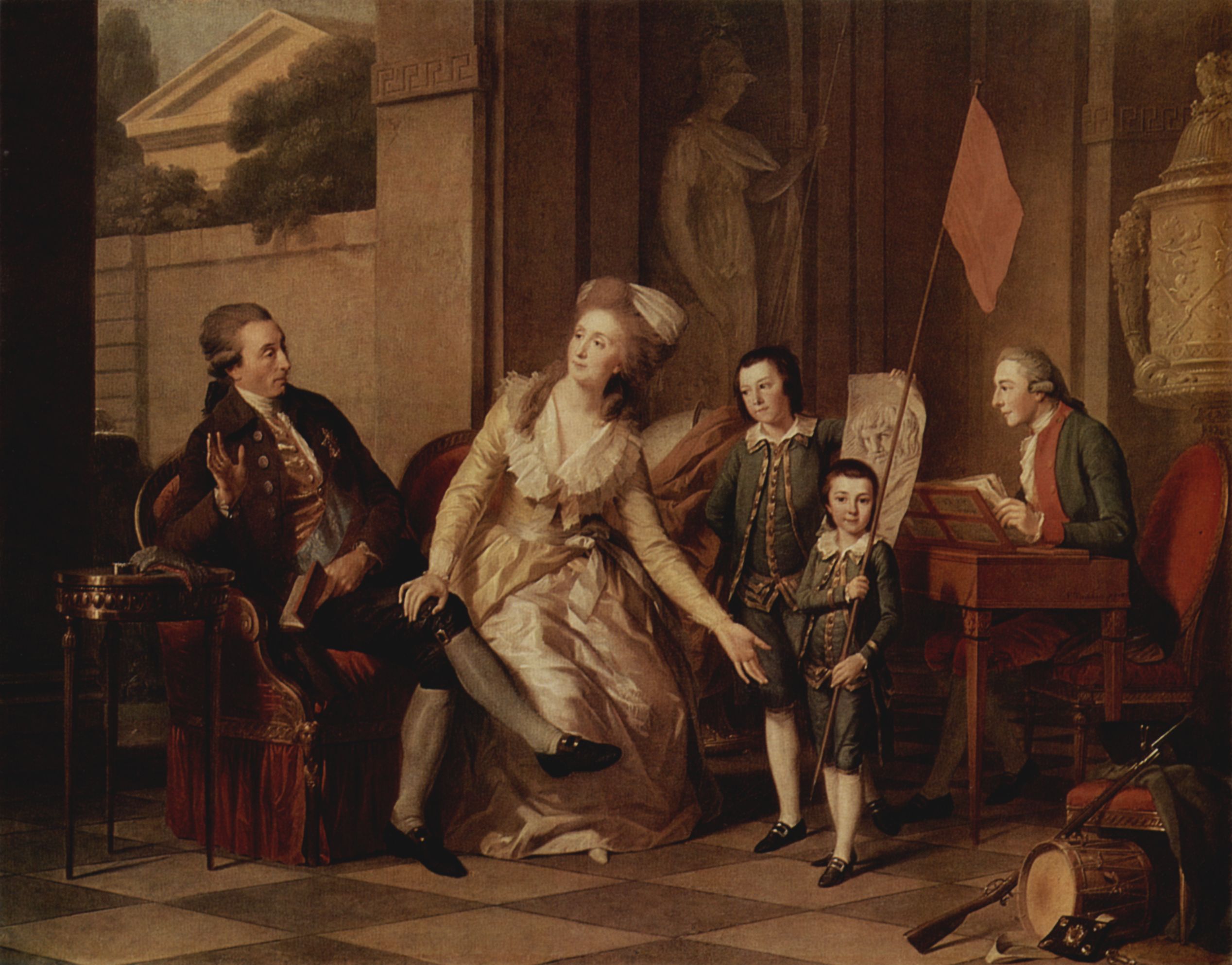 Johann Heinrich Wilhelm Tischbein: Portrt der Familie Saltykowa