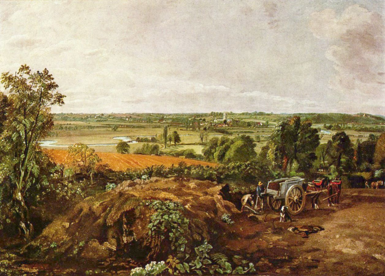 John Constable: Das Stour-Tal mit der Kirche von Dedham