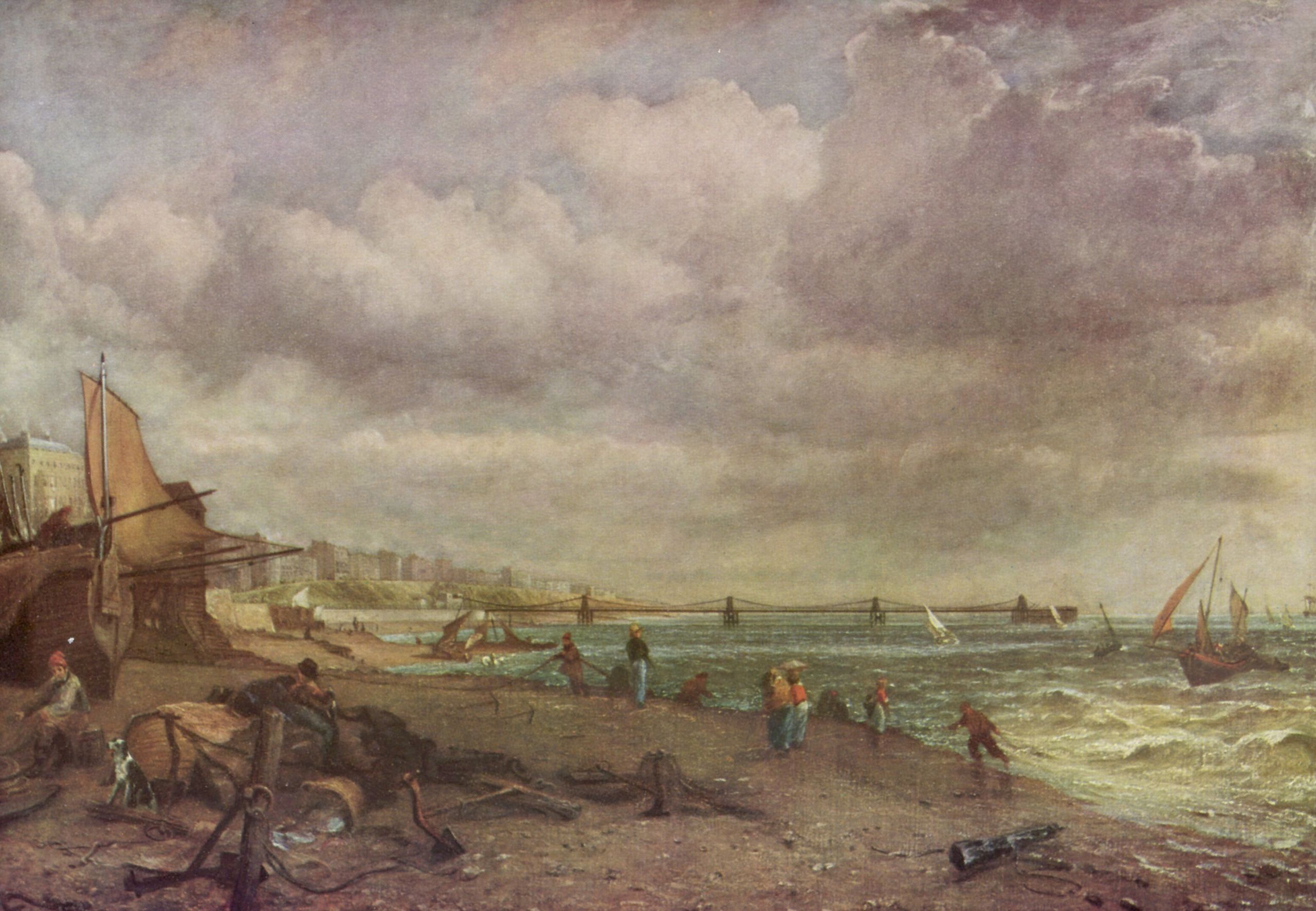 John Constable: Seepromenade und Hngebrcke von Brighton