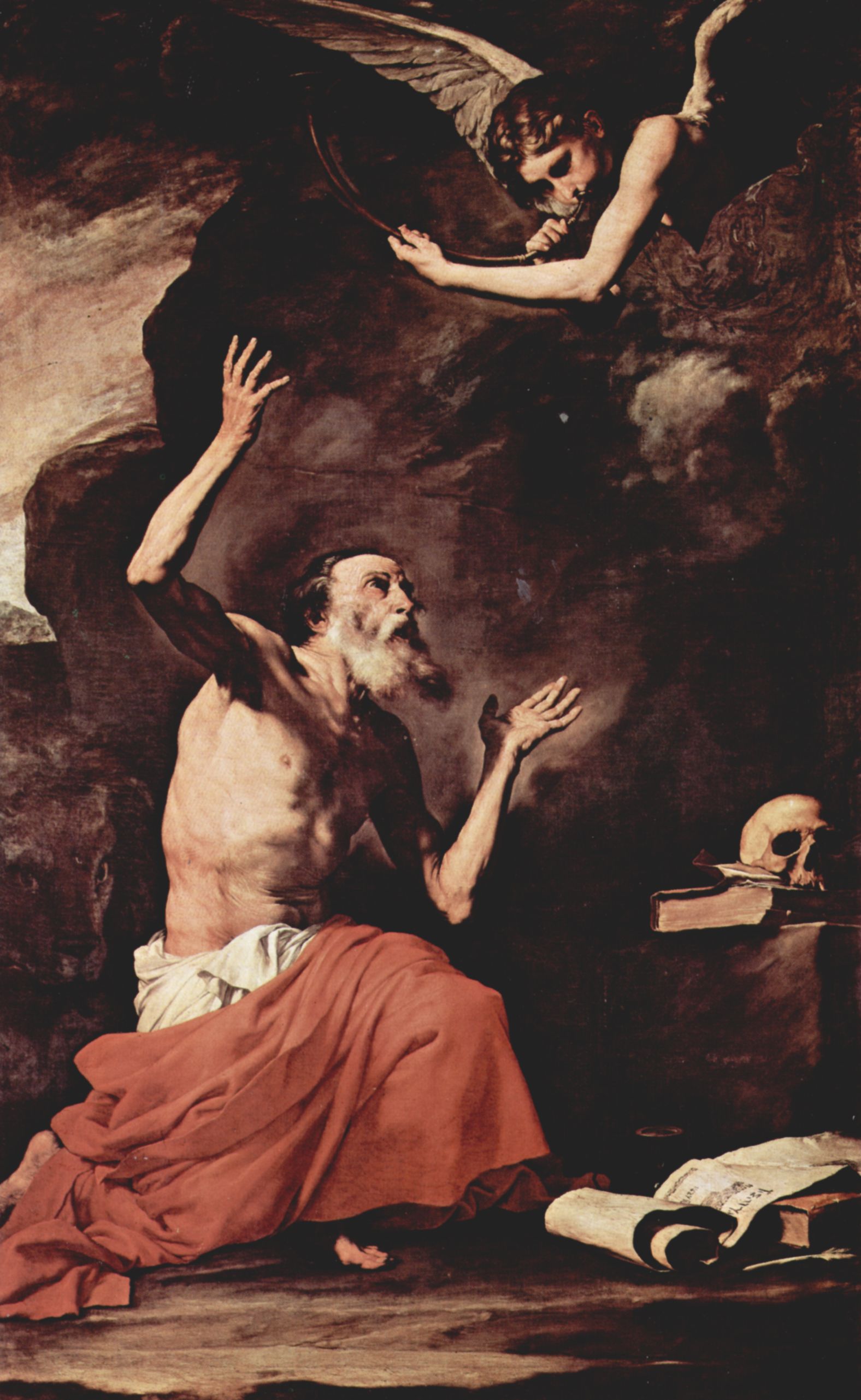 Jos de Ribera: Der Hl. Hieronymus und der Erzengel des Jngsten Gerichts, Michael