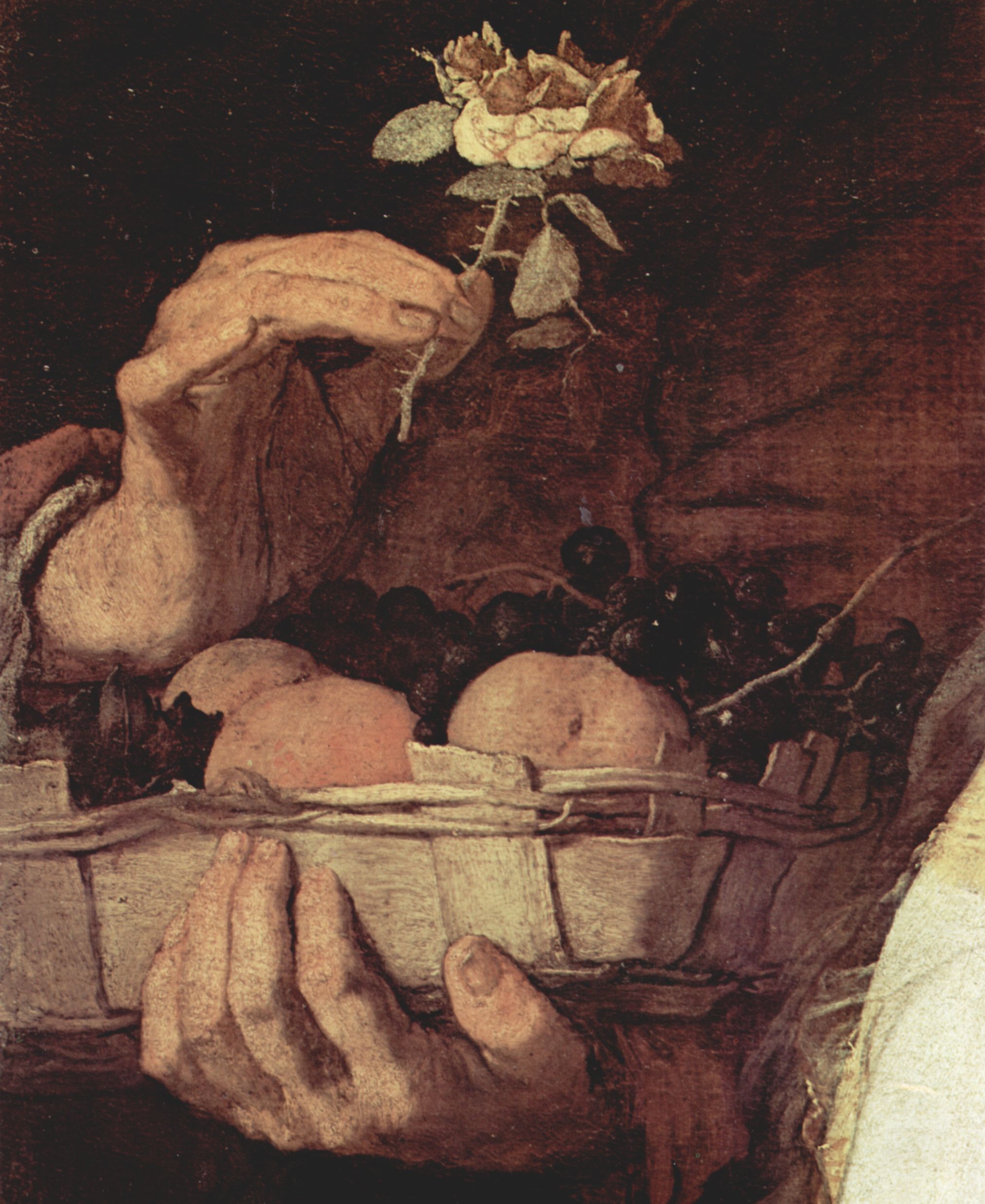 Jos de Ribera: Mystische Hochzeit der Hl. Karharina von Alexandrien, Detail