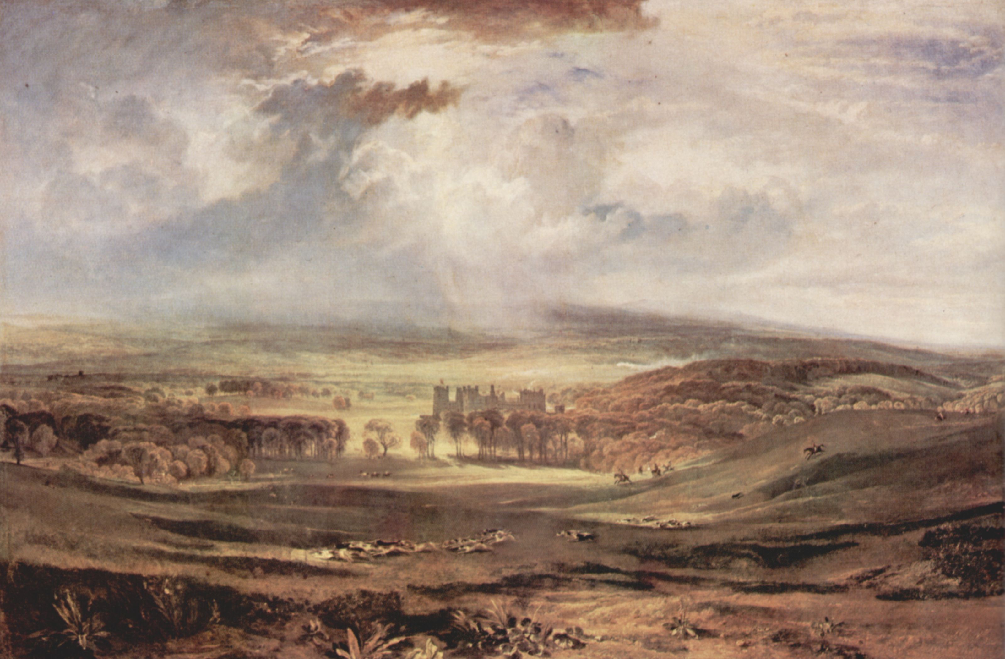 Joseph Mallord William Turner: Raby Castle, Wohnsitz des Earl of Darlington
