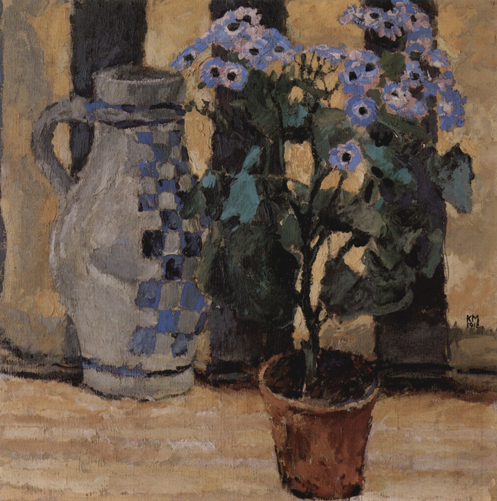 Koloman Moser: Blumenstock und Keramikkrug