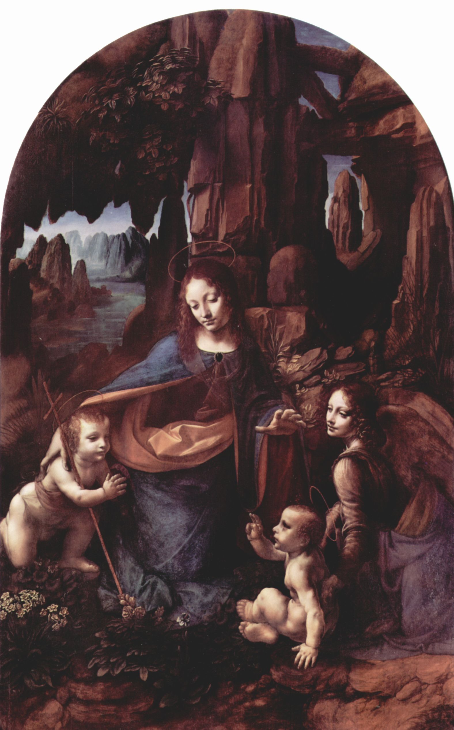 Leonardo da Vinci: Madonna in der Felsengrotte