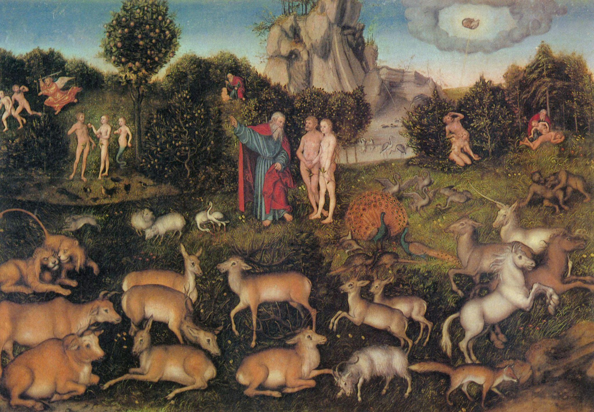 Lucas Cranach d. .: Paradies