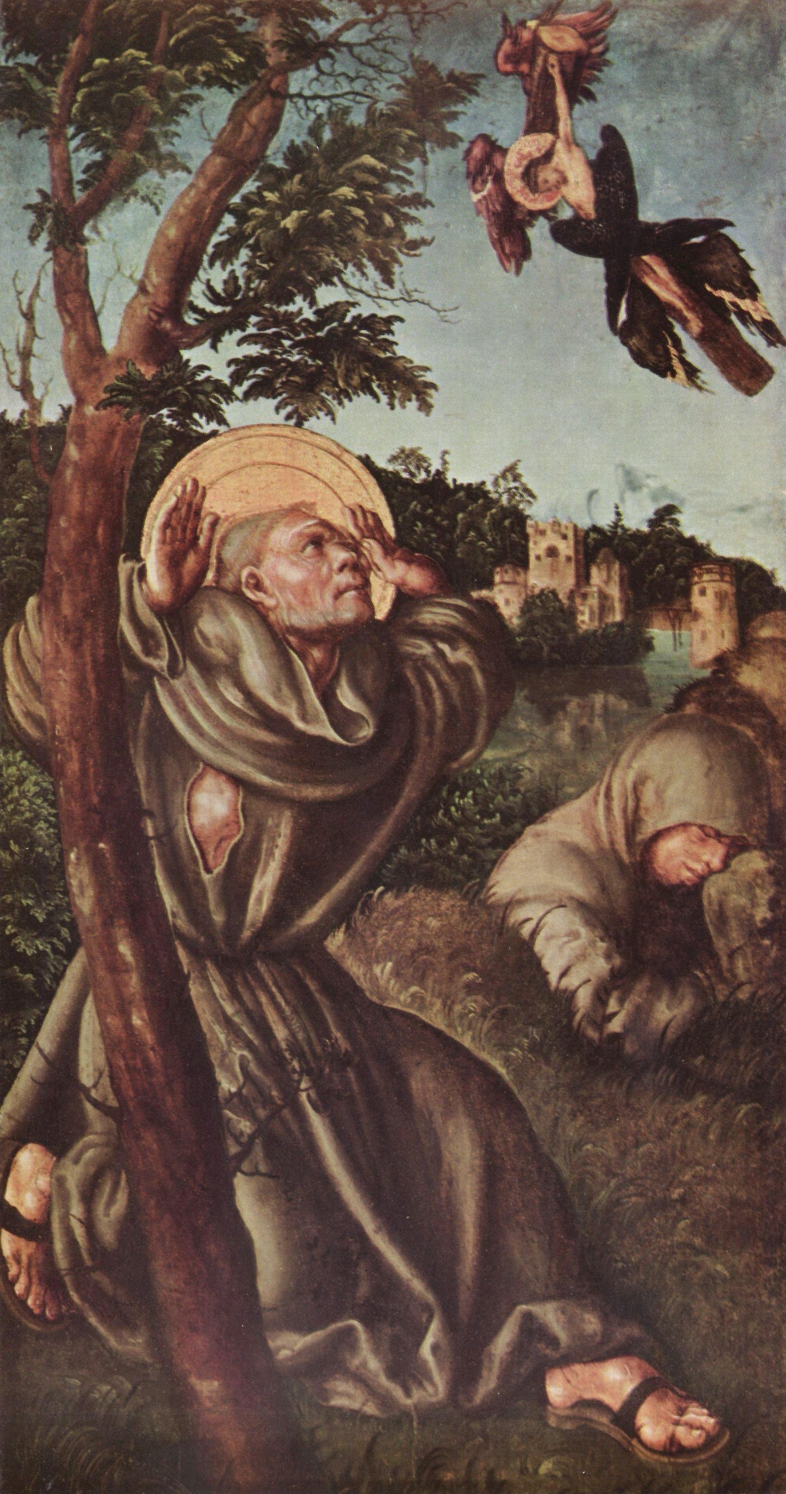 Lucas Cranach d. .: Stigmatisation des Hl. Franziskus