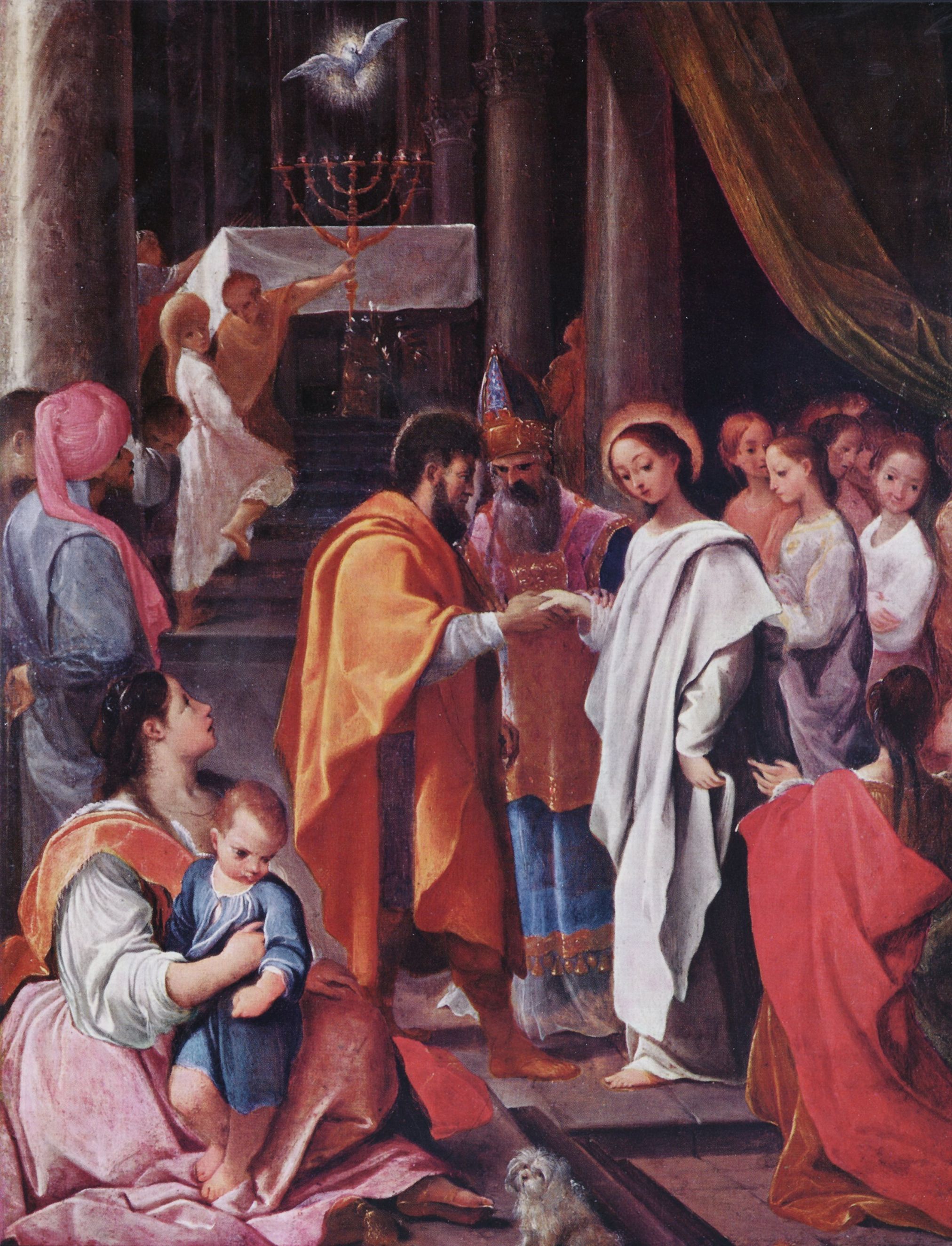 Ludovico Carracci: Vermählung Mariä