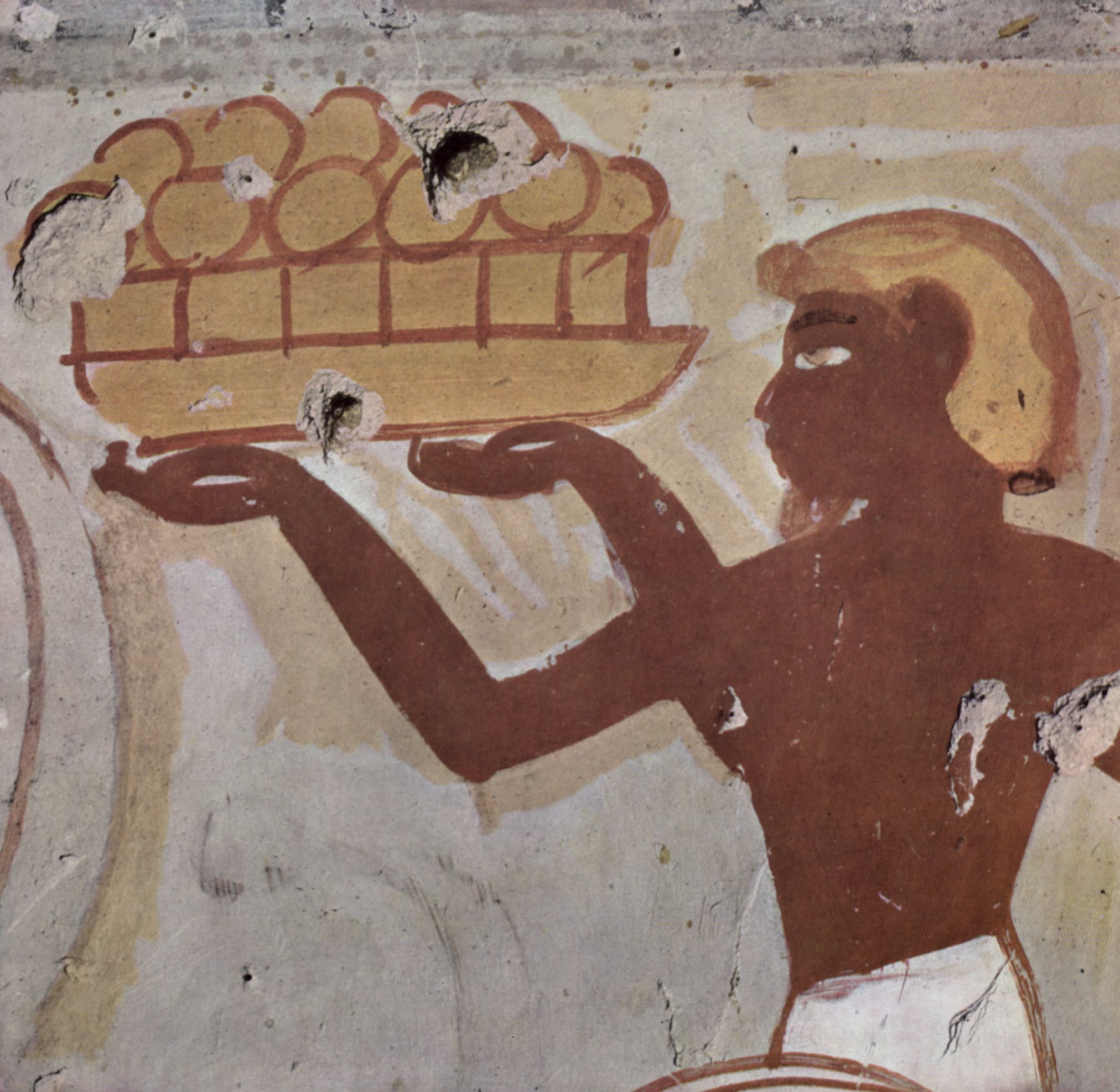 Maler der Grabkammer des Nebamun: Grabkammer des Nebamun, Angehriger des Herres unter Thutmosis IV., Szene: Kretischer Tributbringer