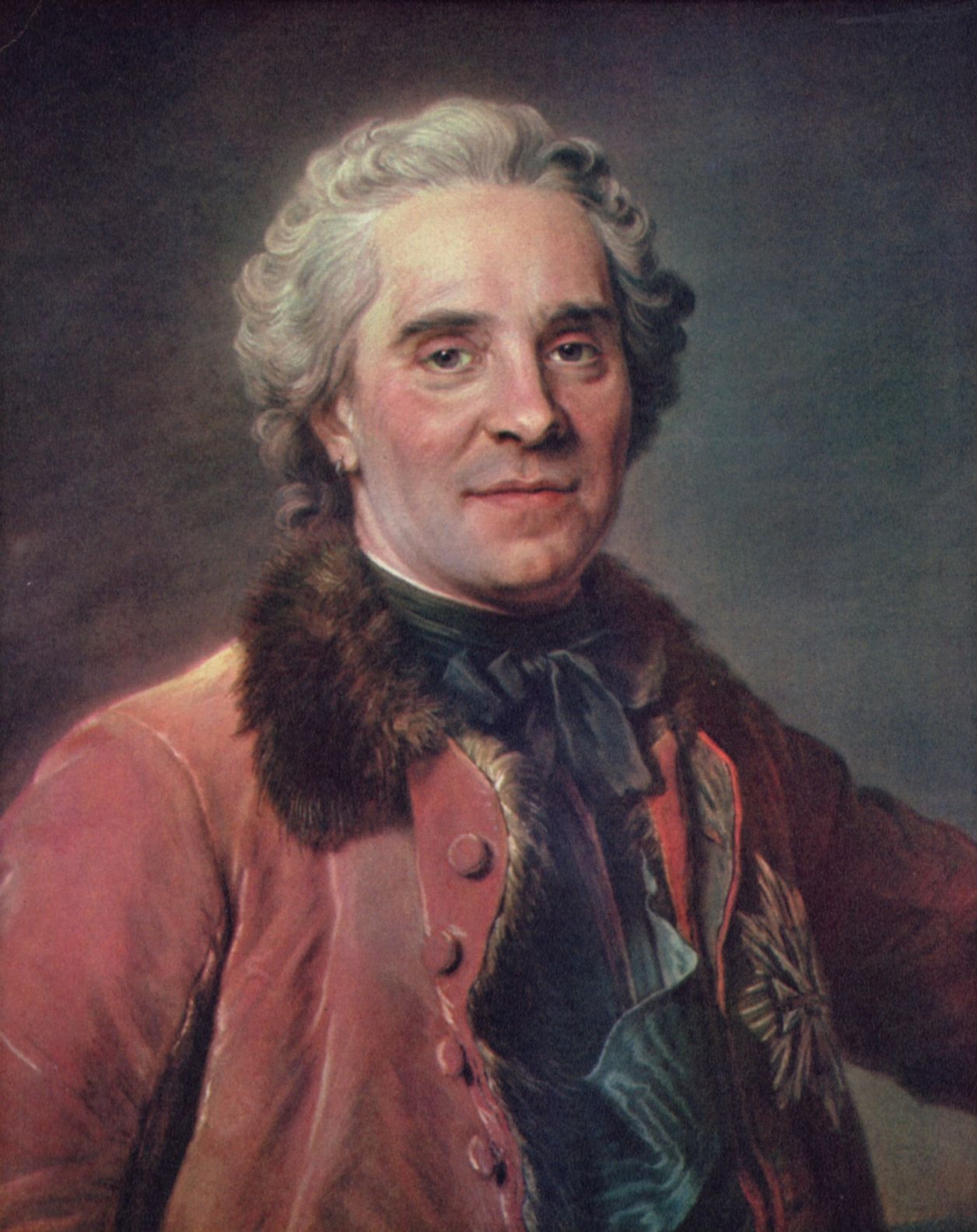 Maurice Quentin de La Tour: Portrt des Graf Moritz von Sachsen, Marschall von Frankreich