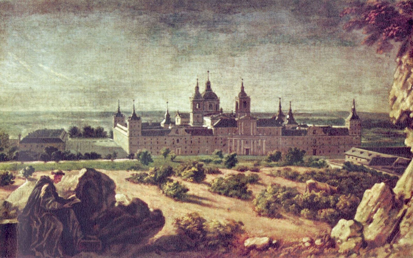 Michel-Ange Houasse: Blick auf das Kloster Escorial