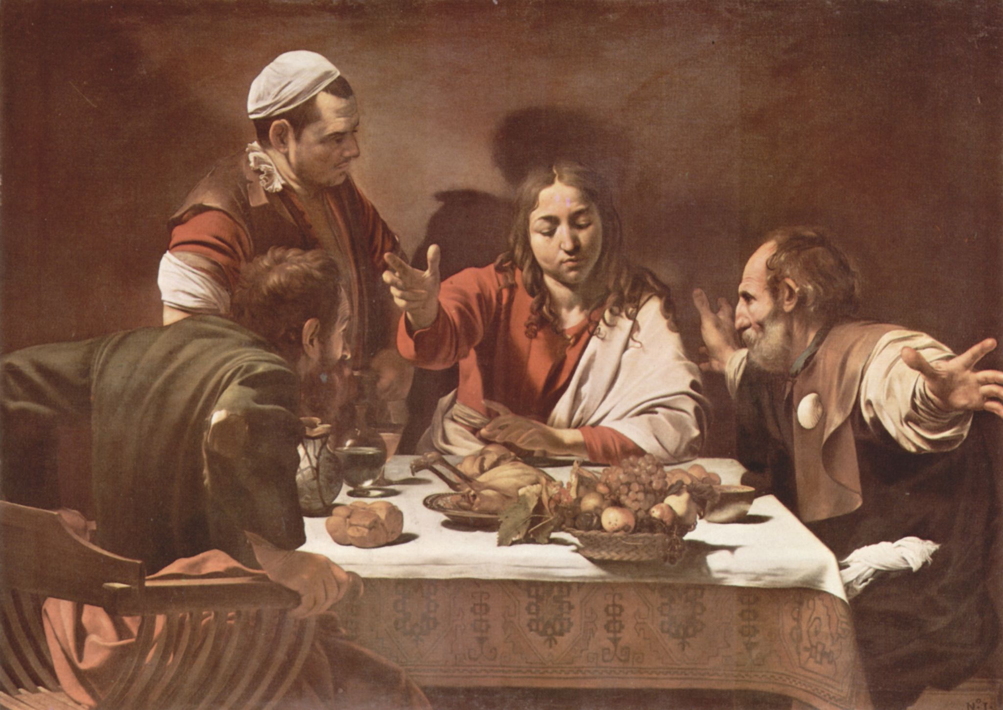 Michelangelo Caravaggio: Christus in Emmaus