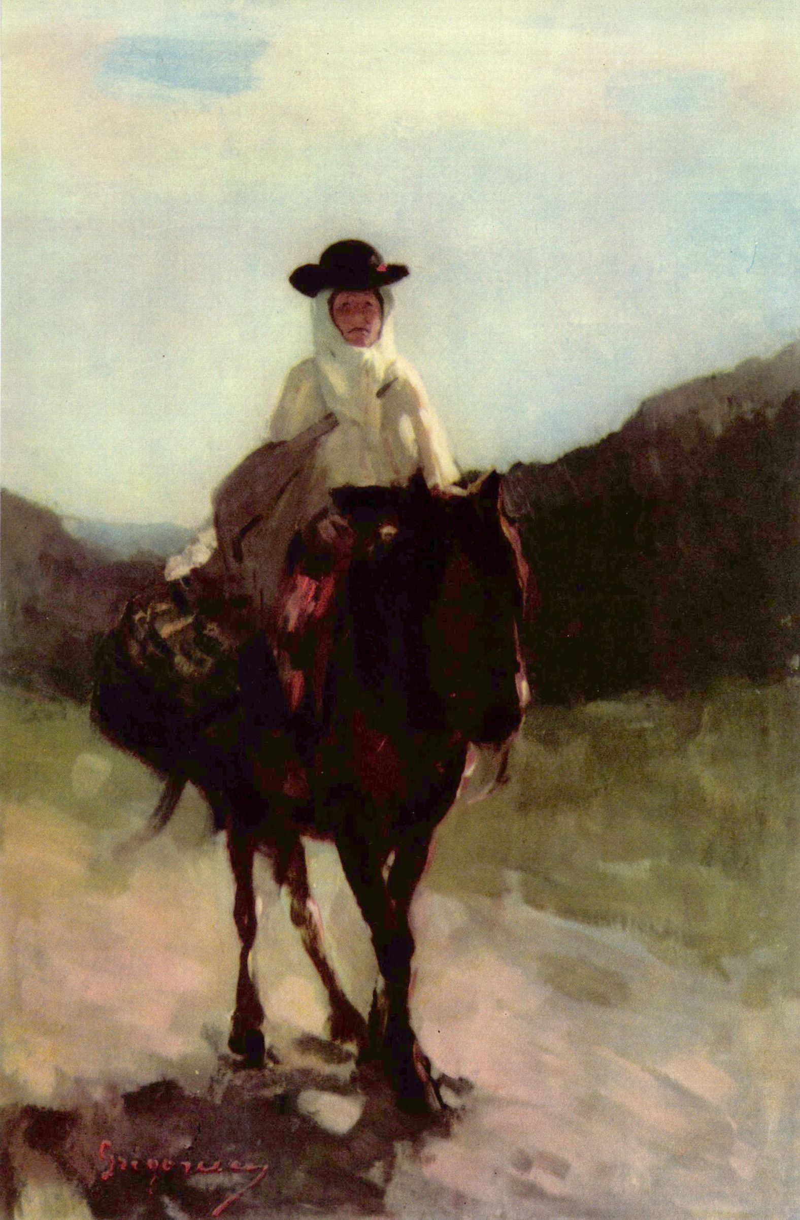 Nicolae Grigorescu: Frau in Rucar