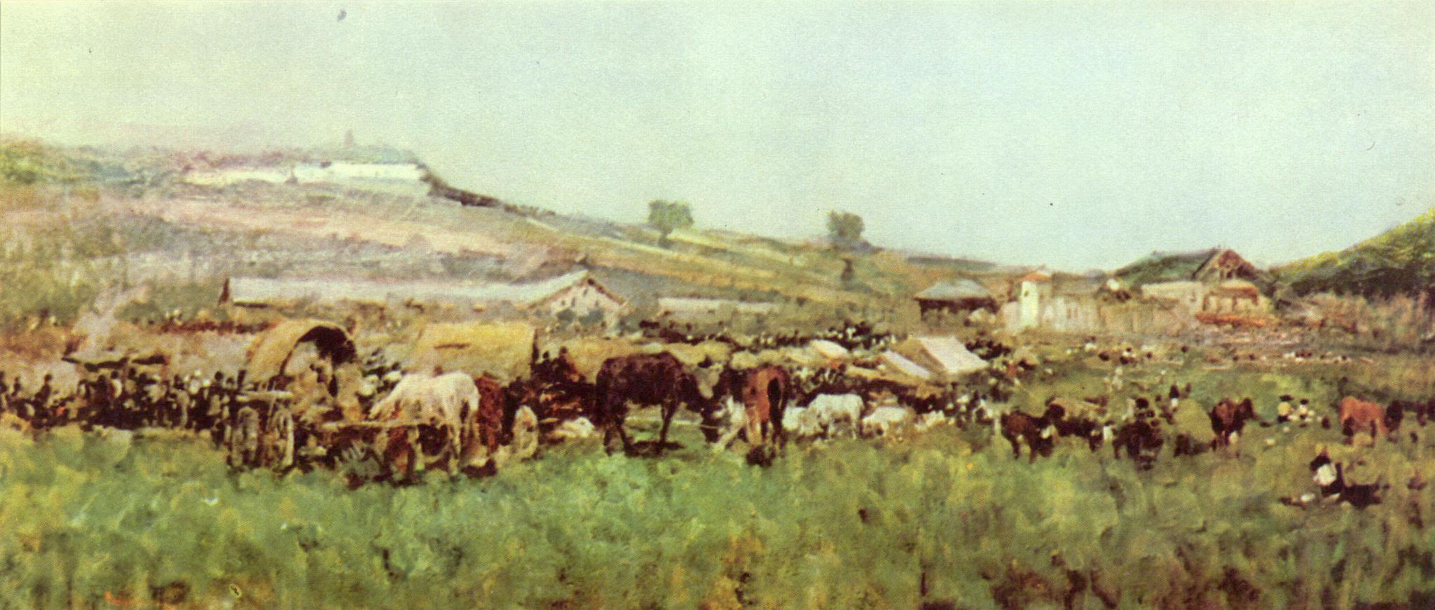 Nicolae Grigorescu: Jahrmarkt in Sinaia