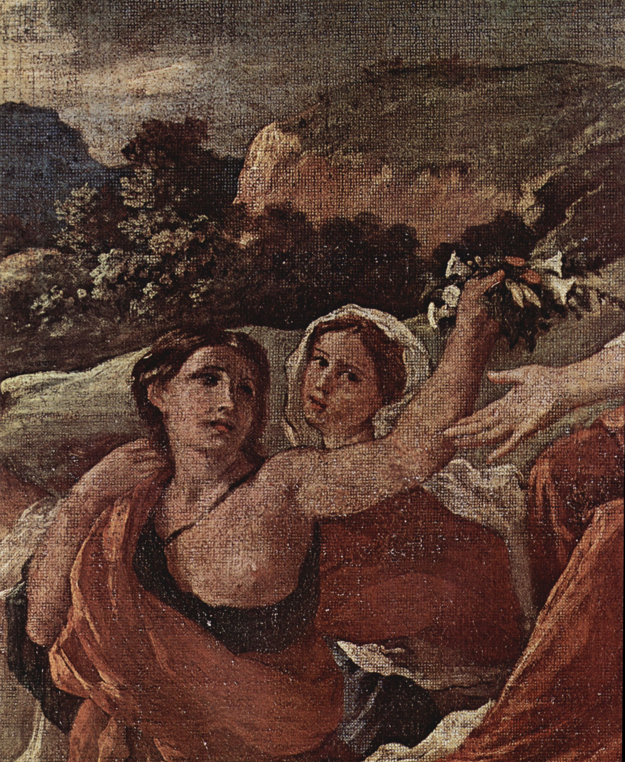 Nicolas Poussin: Der Triumphzug der Flora, Detail