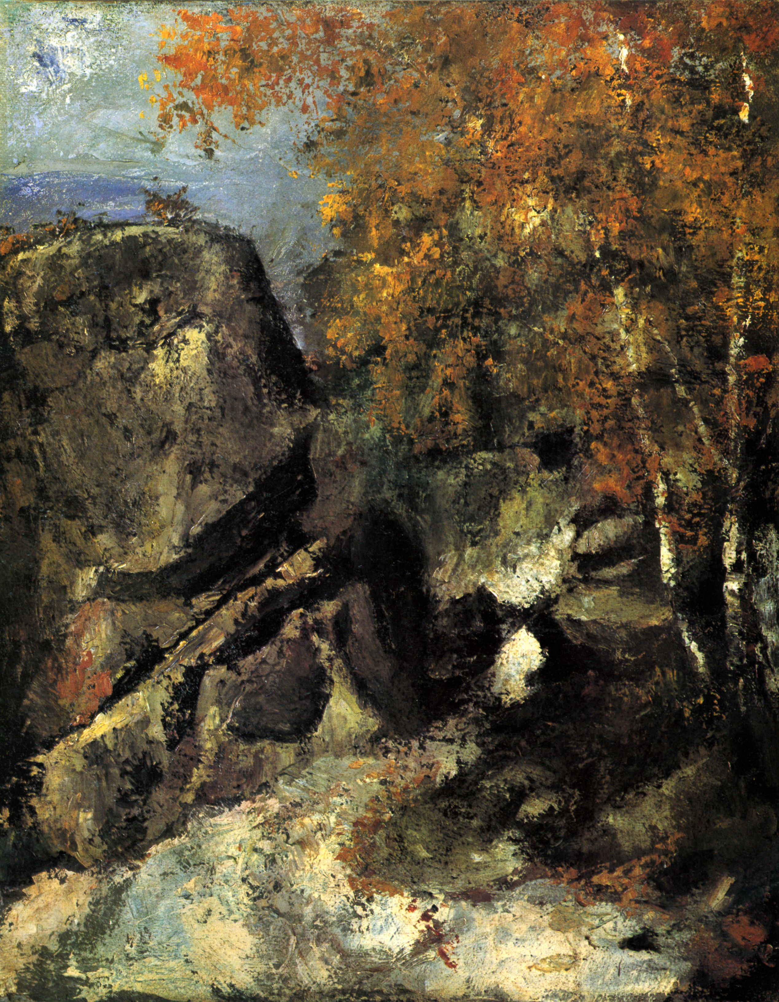 Paul Czanne: Felsen im Wald von Fontainbleau