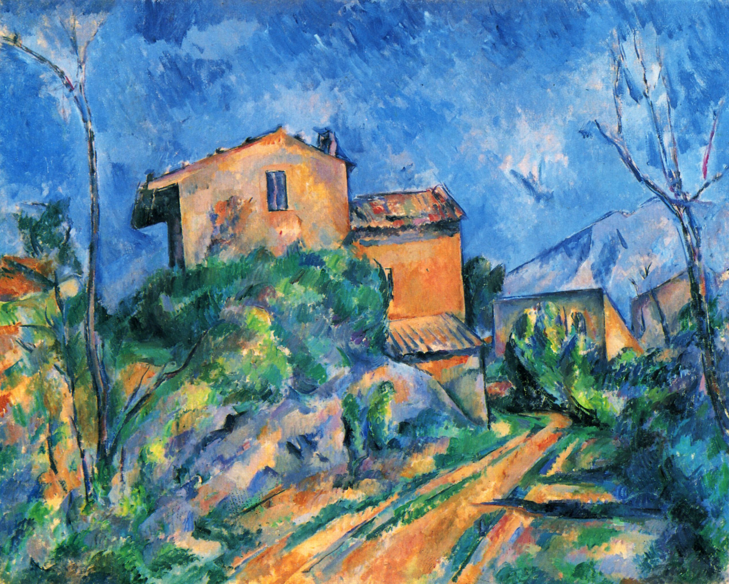 Paul Czanne: Maison Maria am Weg zum Chteau Noir
