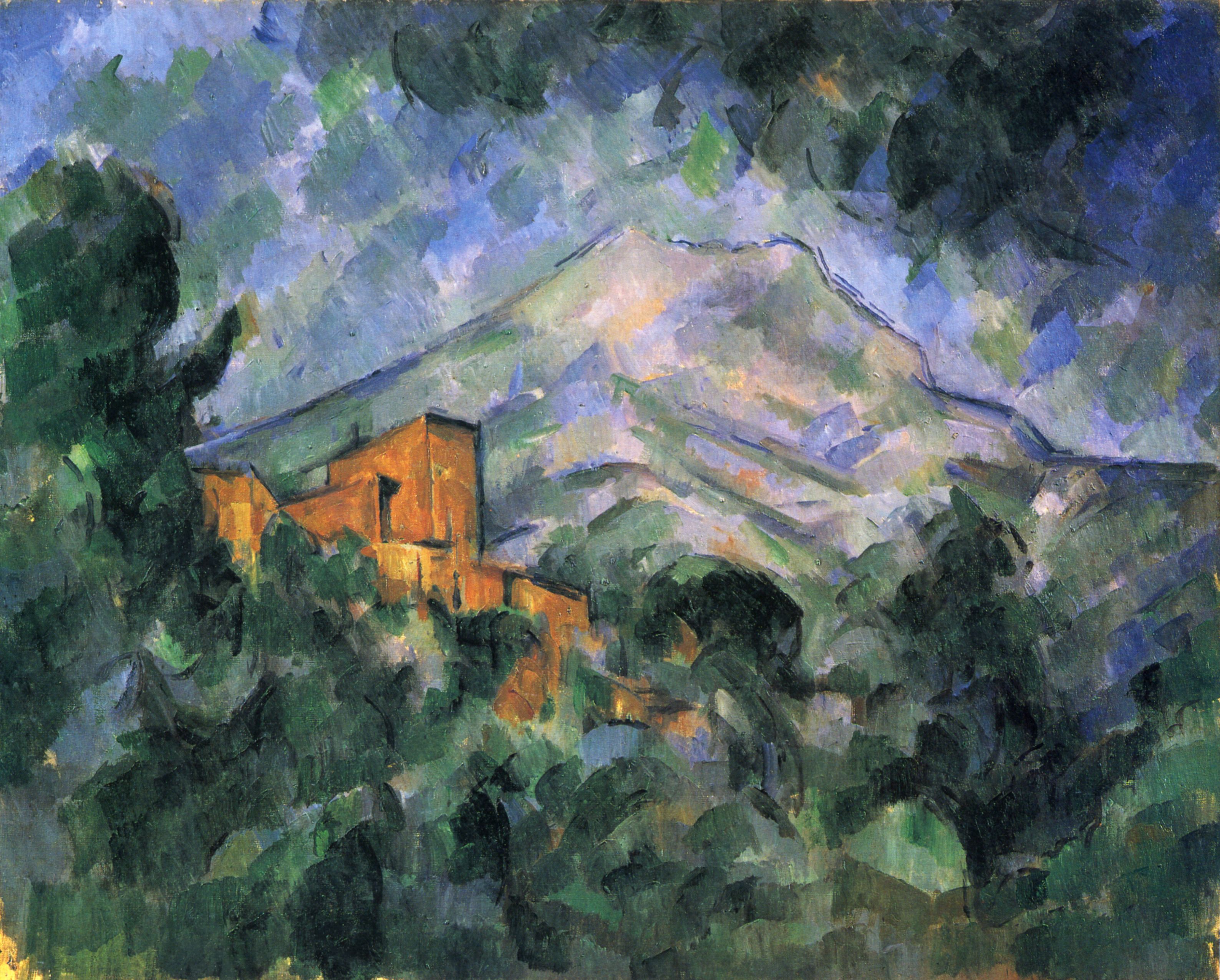 Paul Czanne: Montagne Sainte-Victoire und Chteau Noir