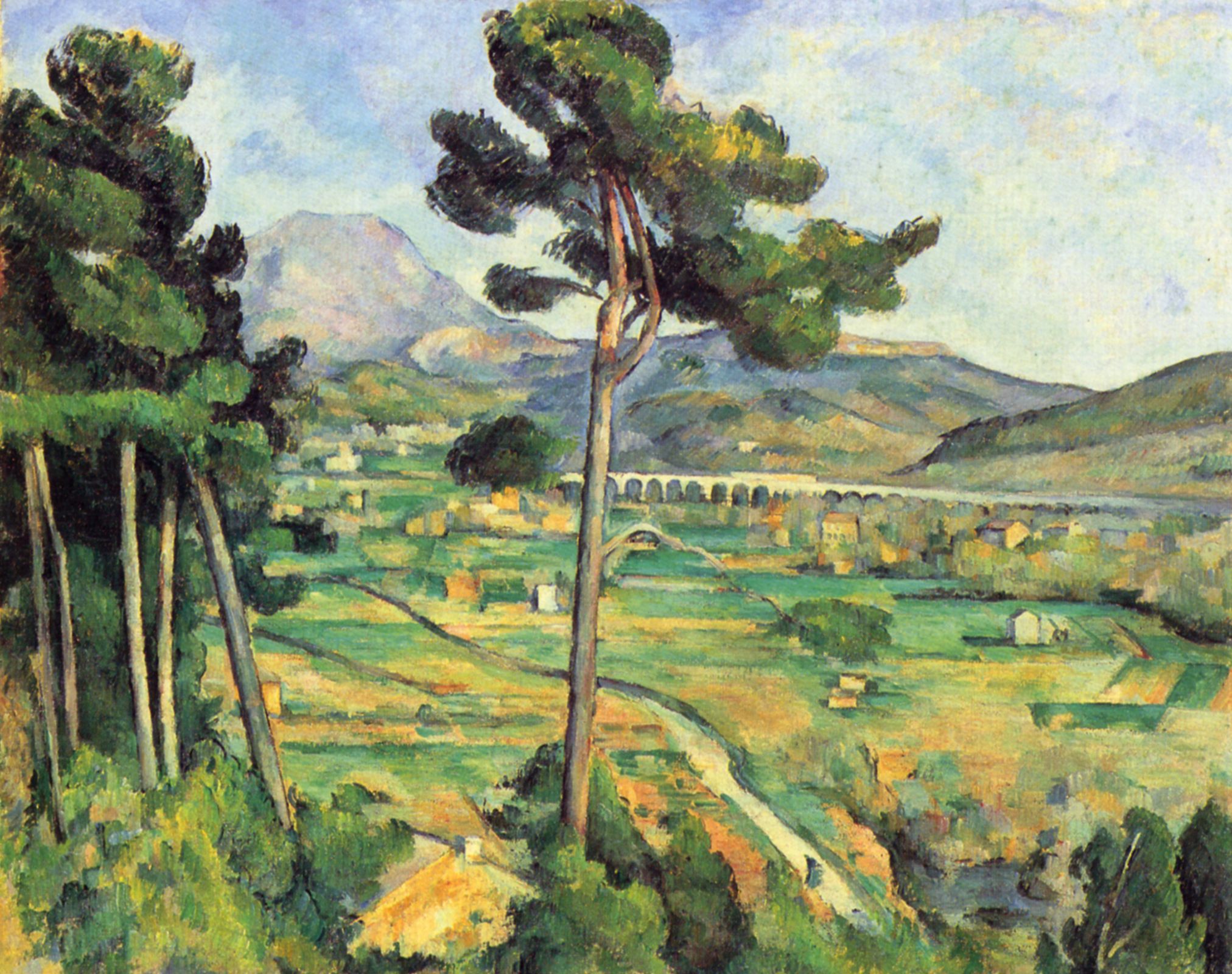 Paul Czanne: Montaigne Sainte-Victoire, von Bellevue aus gesehen