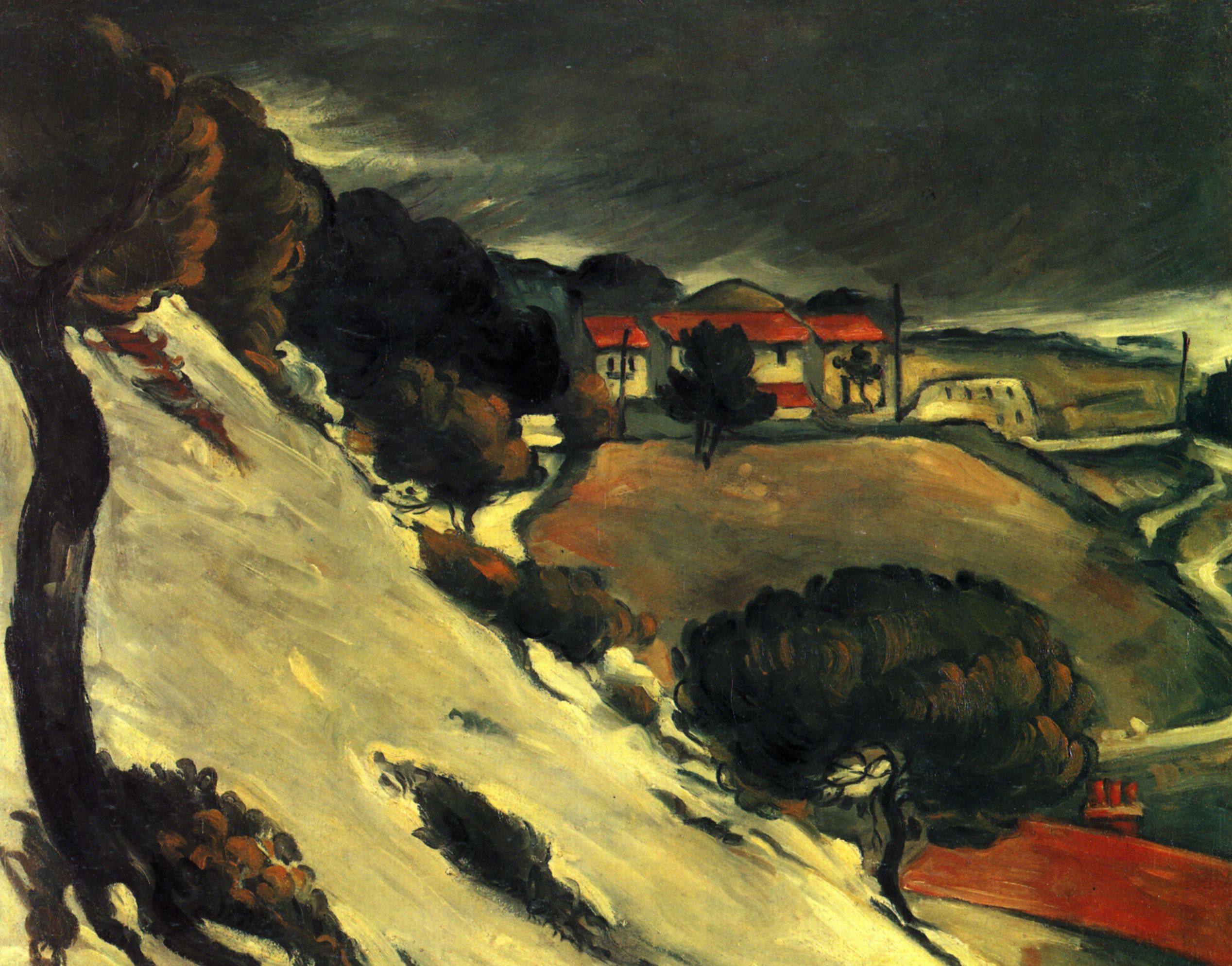 Paul Czanne: Schneeschmelze in L'Estaque