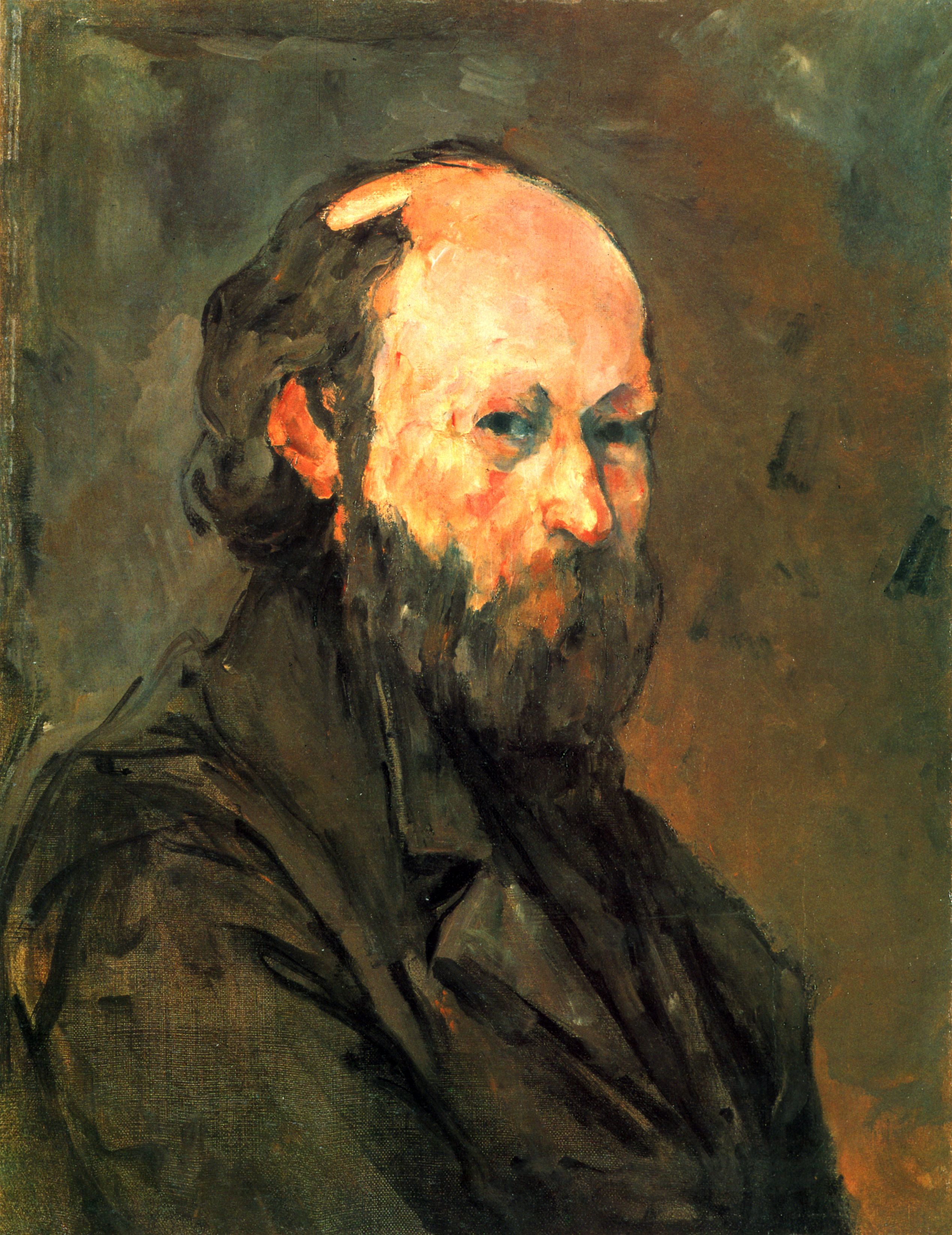 Großbild Paul Cézanne Selbstporträt