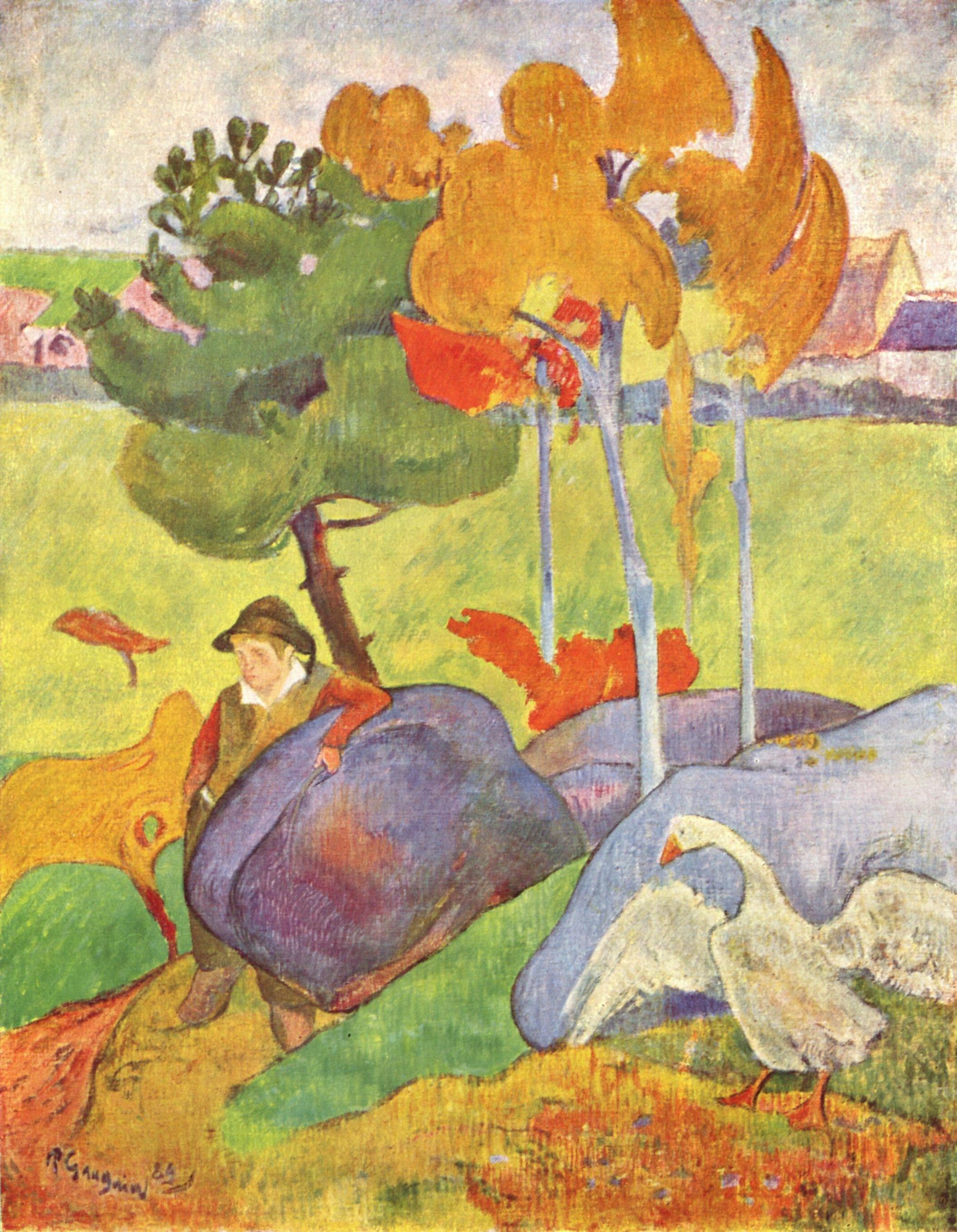 Paul Gauguin: Bretonischer Gnsehirt