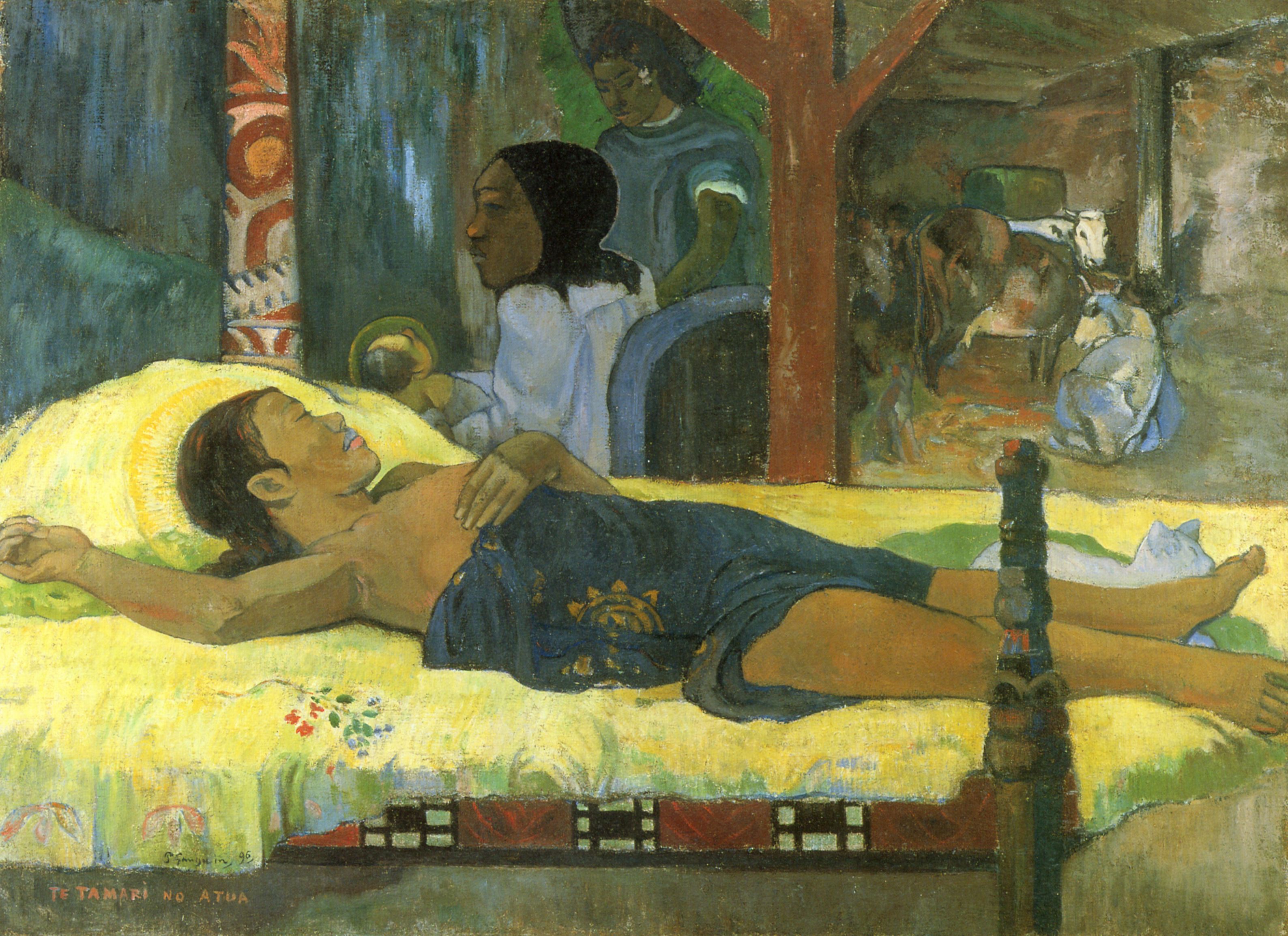 Paul Gauguin: Geburt Christi, des Gottessohnes (Te tamari no atua)